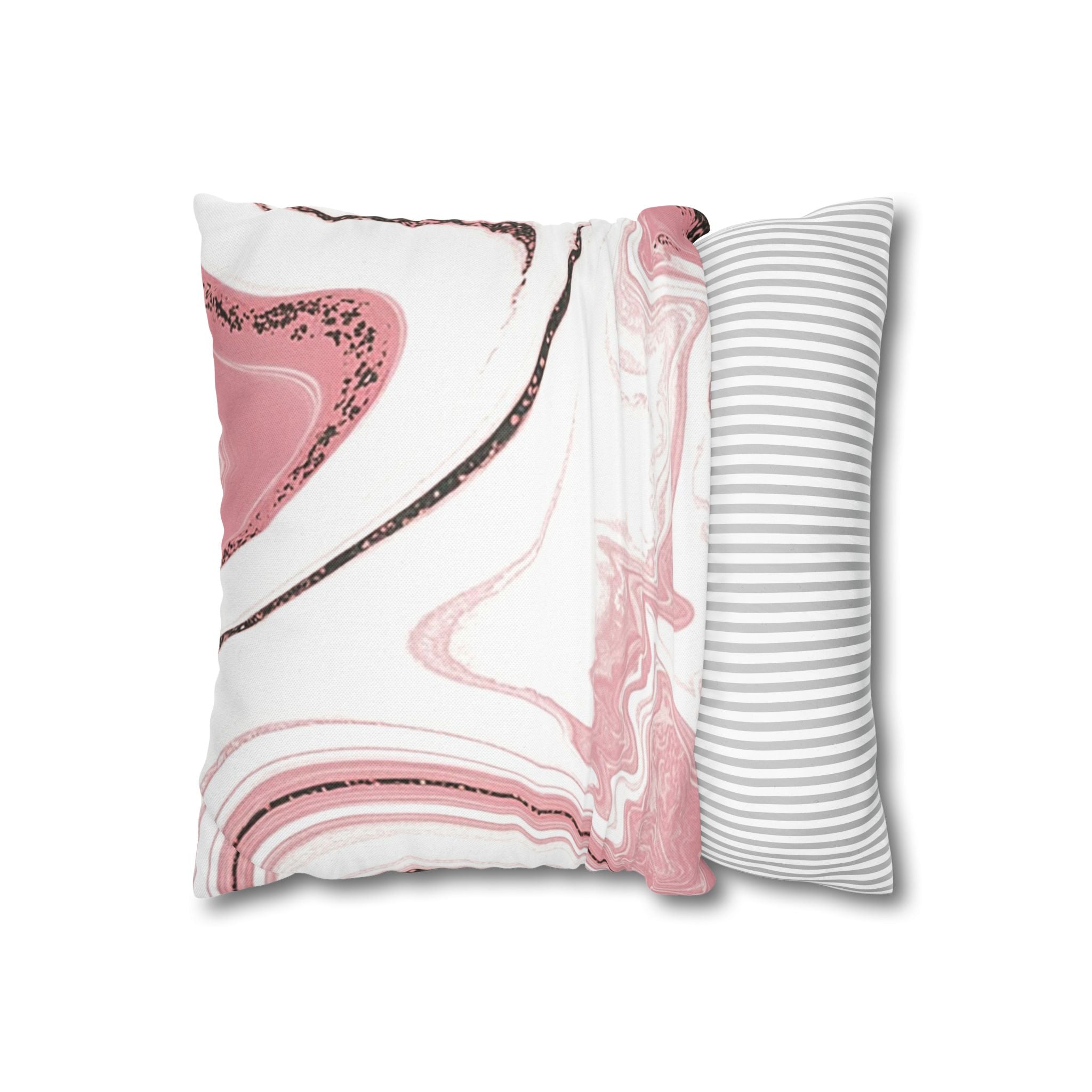 Pink Black and White Marble Throw Pillow, Artsulli - Art is Long, Life is Short, Home Decor, , , , , , , 