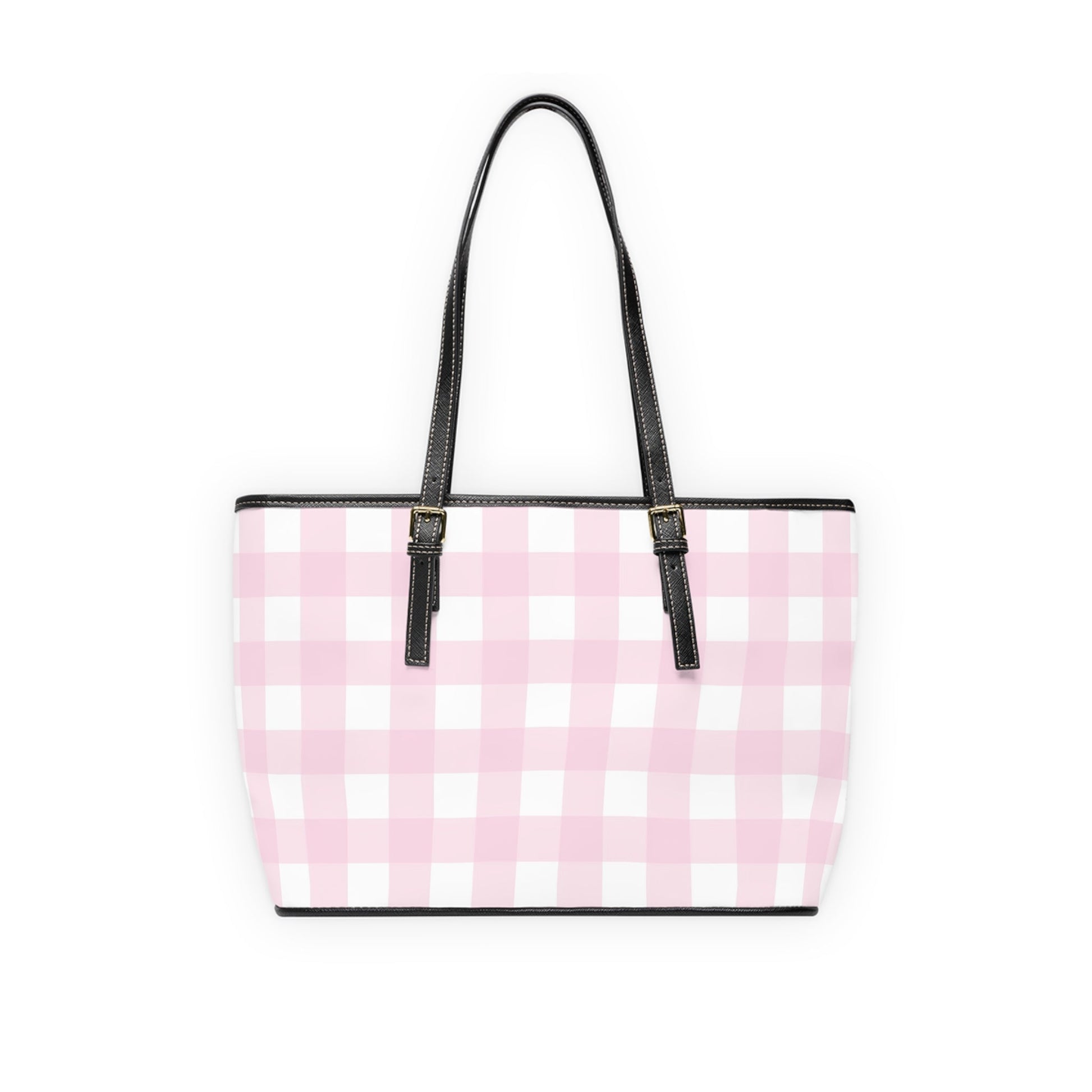 JAKKOUTTHEBXX Pink Checkered Tote Shoulder Bag 2025