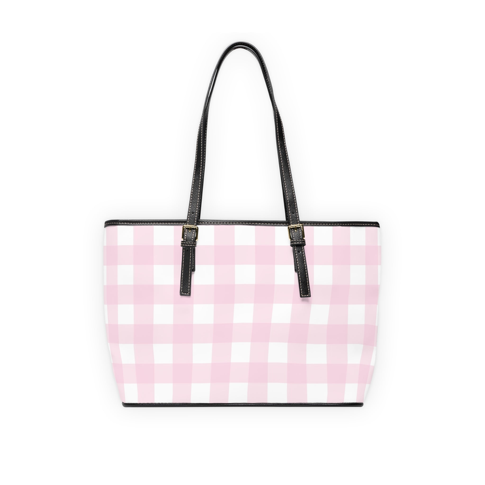 JAKKOUTTHEBXX Pink Checkered Tote Shoulder Bag 2025