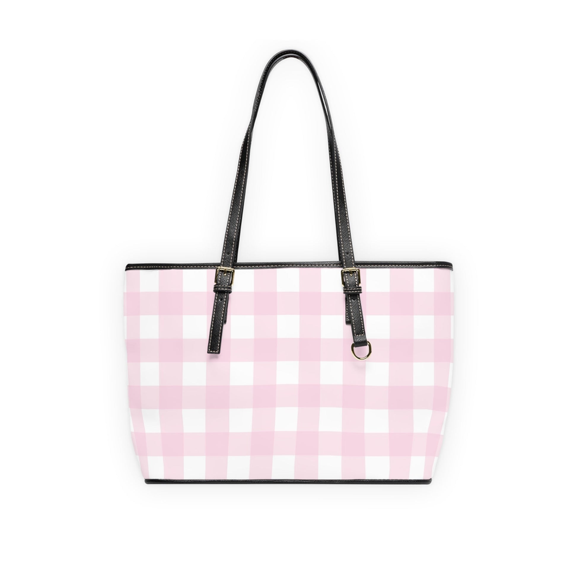 JAKKOUTTHEBXX Pink Checkered Tote Shoulder Bag 2025