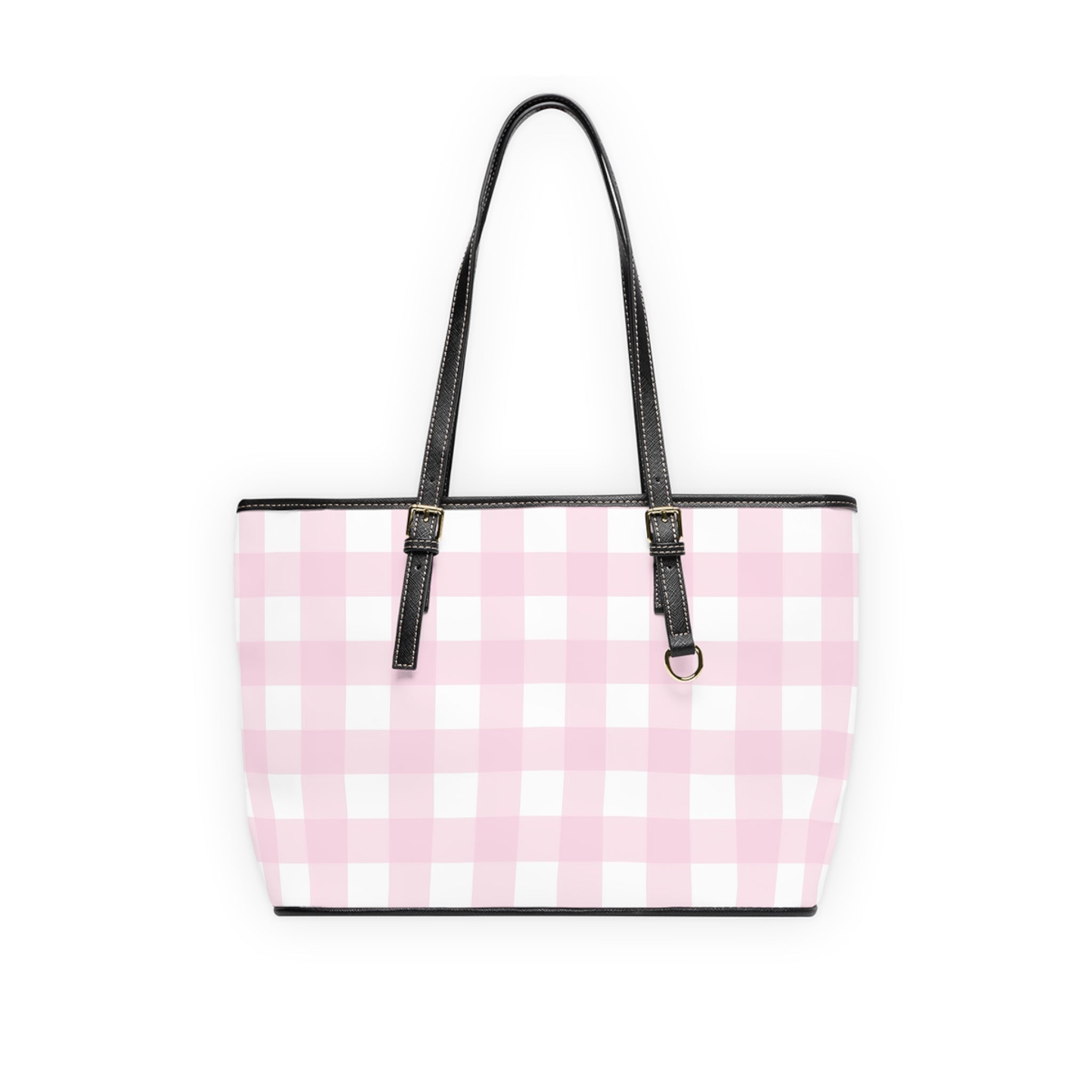 JAKKOUTTHEBXX Pink Checkered Tote Shoulder Bag 2025