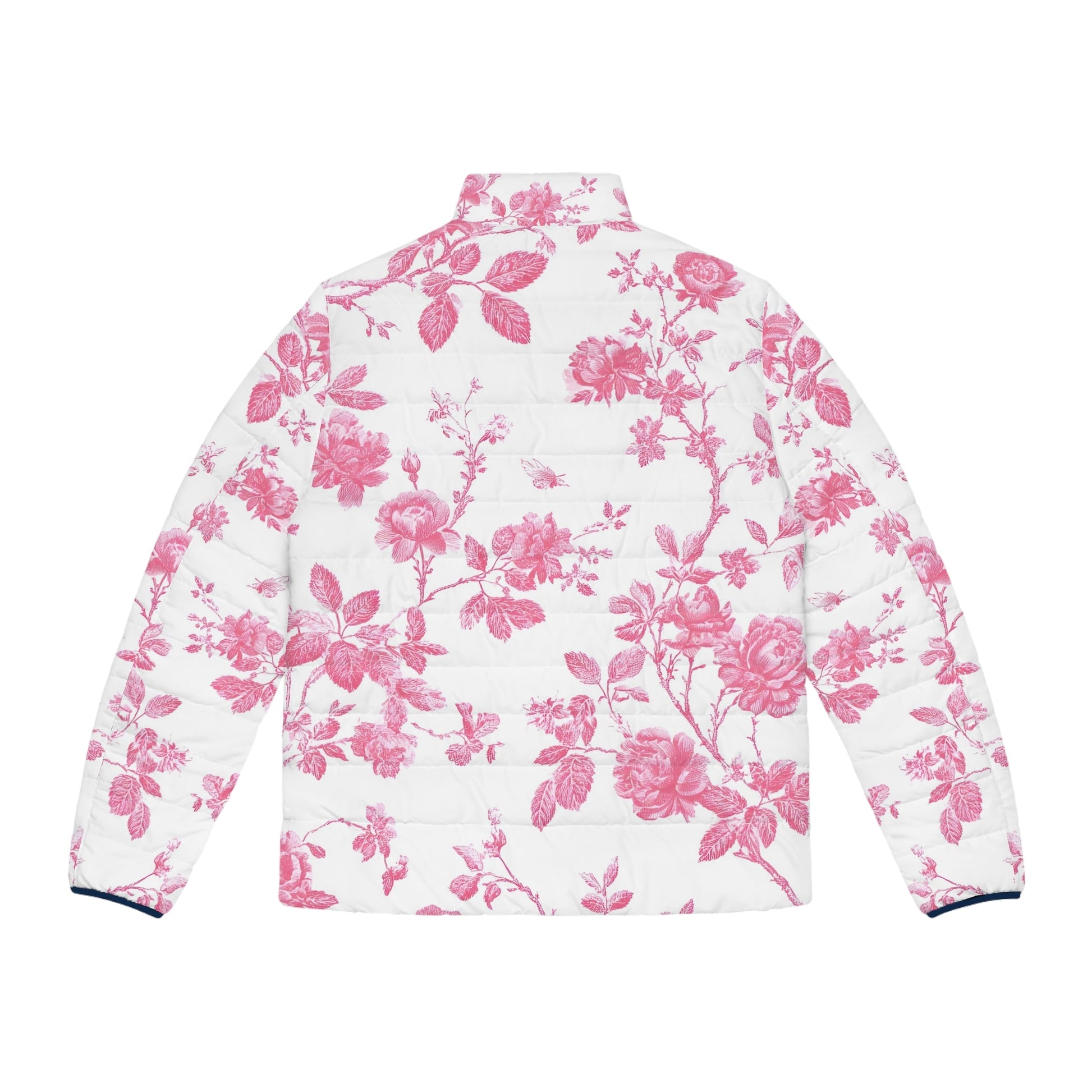 JAKKOUTTHEBXX Pink Floral Toile Puffer Jacket 2025