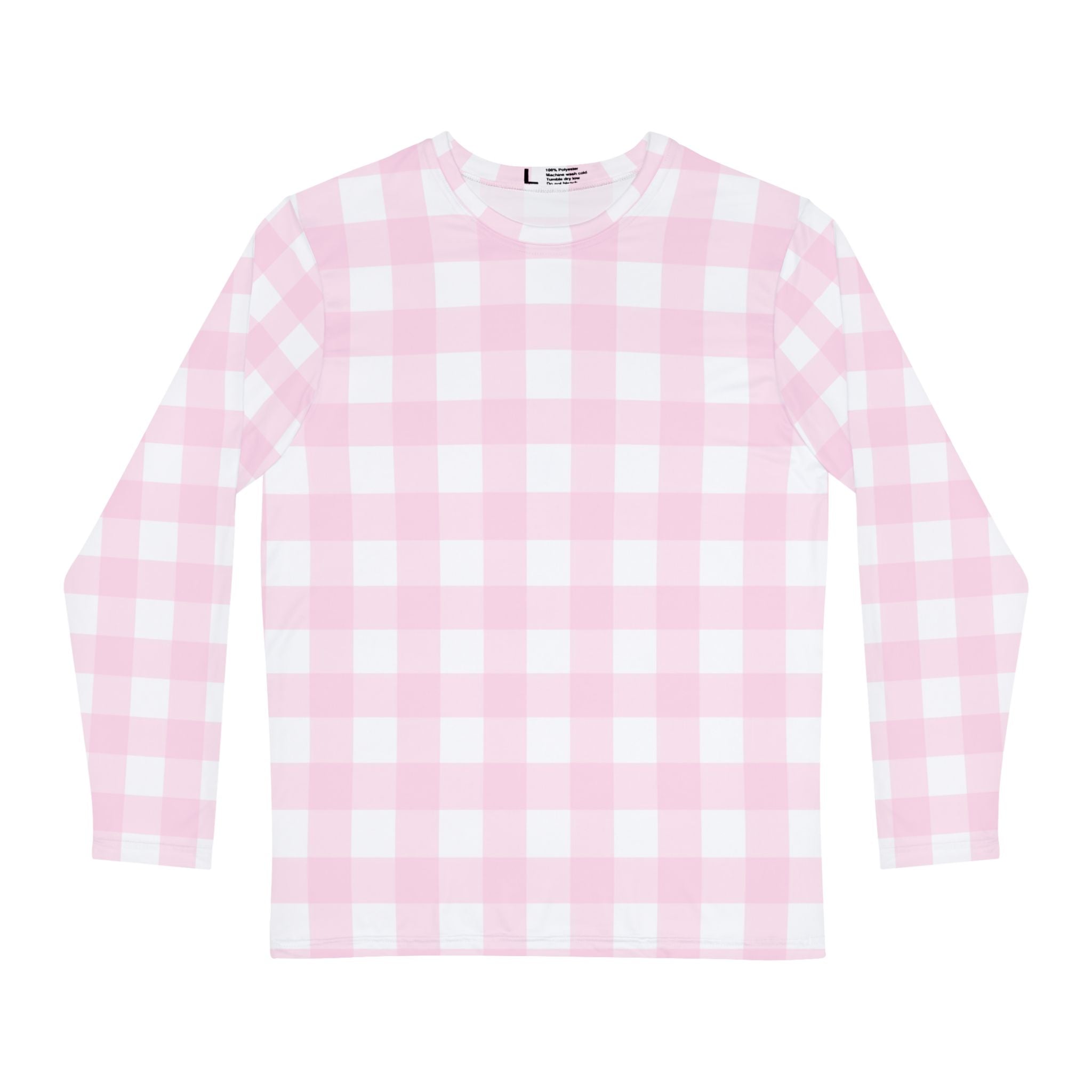 JAKKOUTTHEBXX Pink Gingham Long Sleeve Shirt 2025