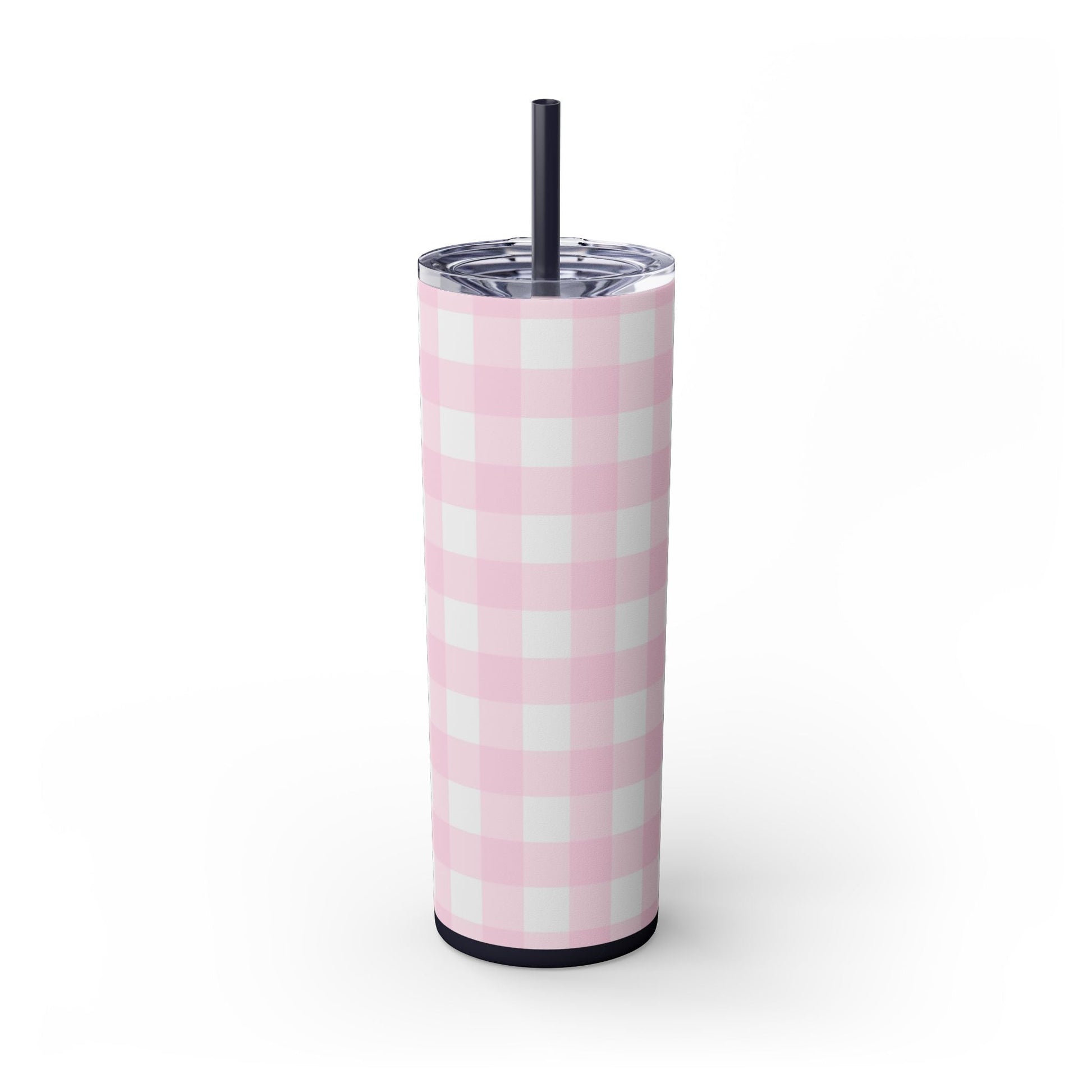 JAKKOUTTHEBXX Pink Gingham Maars Skinny Tumbler 2025