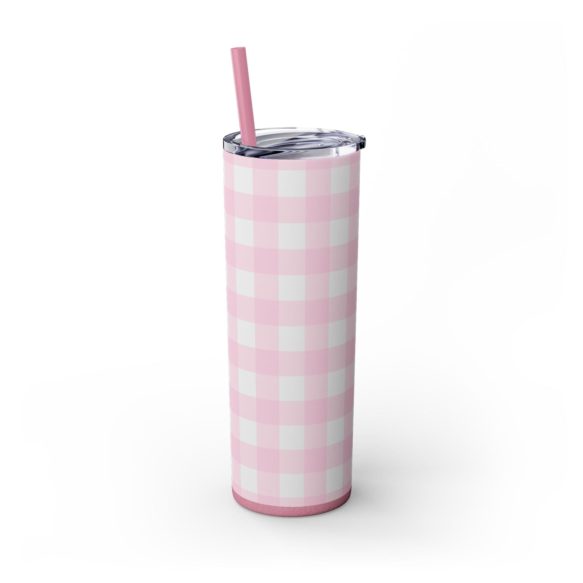 JAKKOUTTHEBXX Pink Gingham Maars Skinny Tumbler 2025