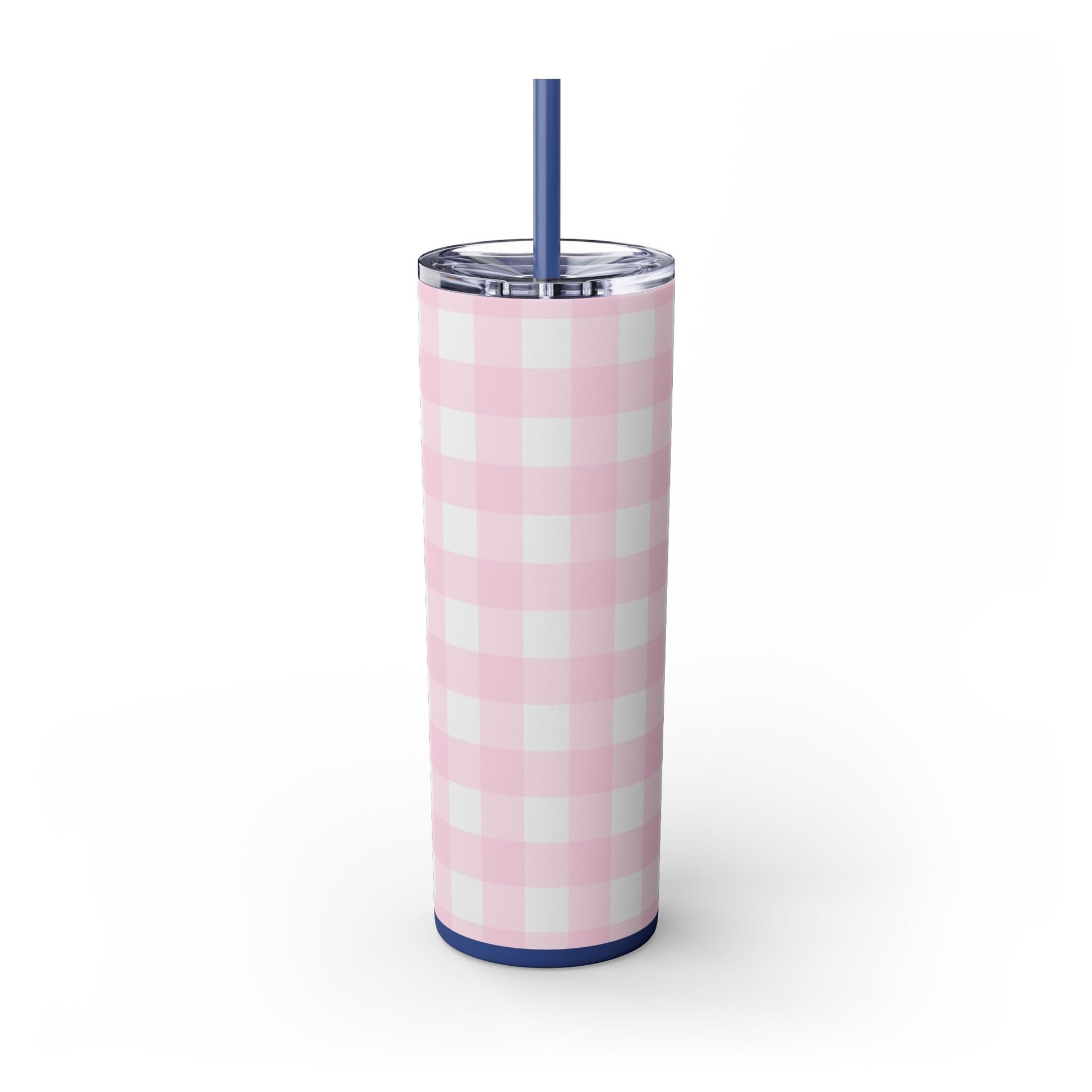 JAKKOUTTHEBXX Pink Gingham Maars Skinny Tumbler 2025