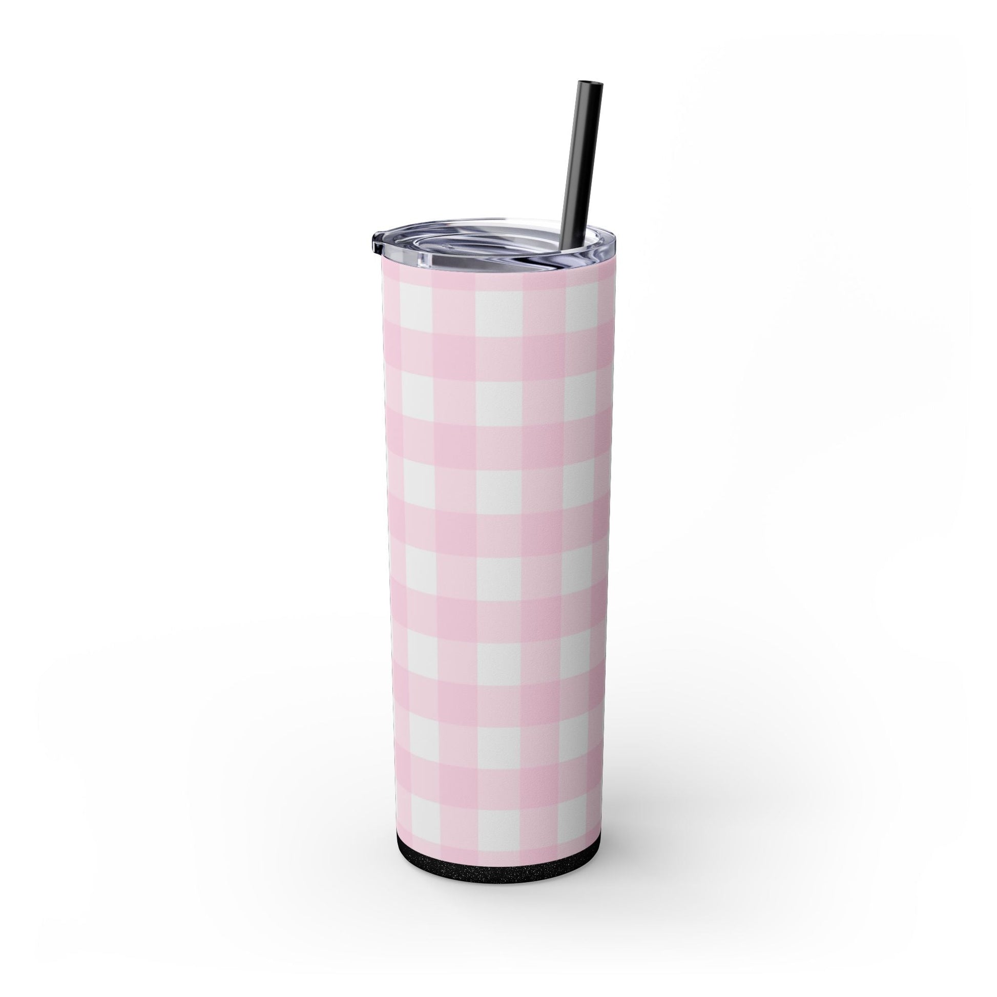 JAKKOUTTHEBXX Pink Gingham Maars Skinny Tumbler 2025
