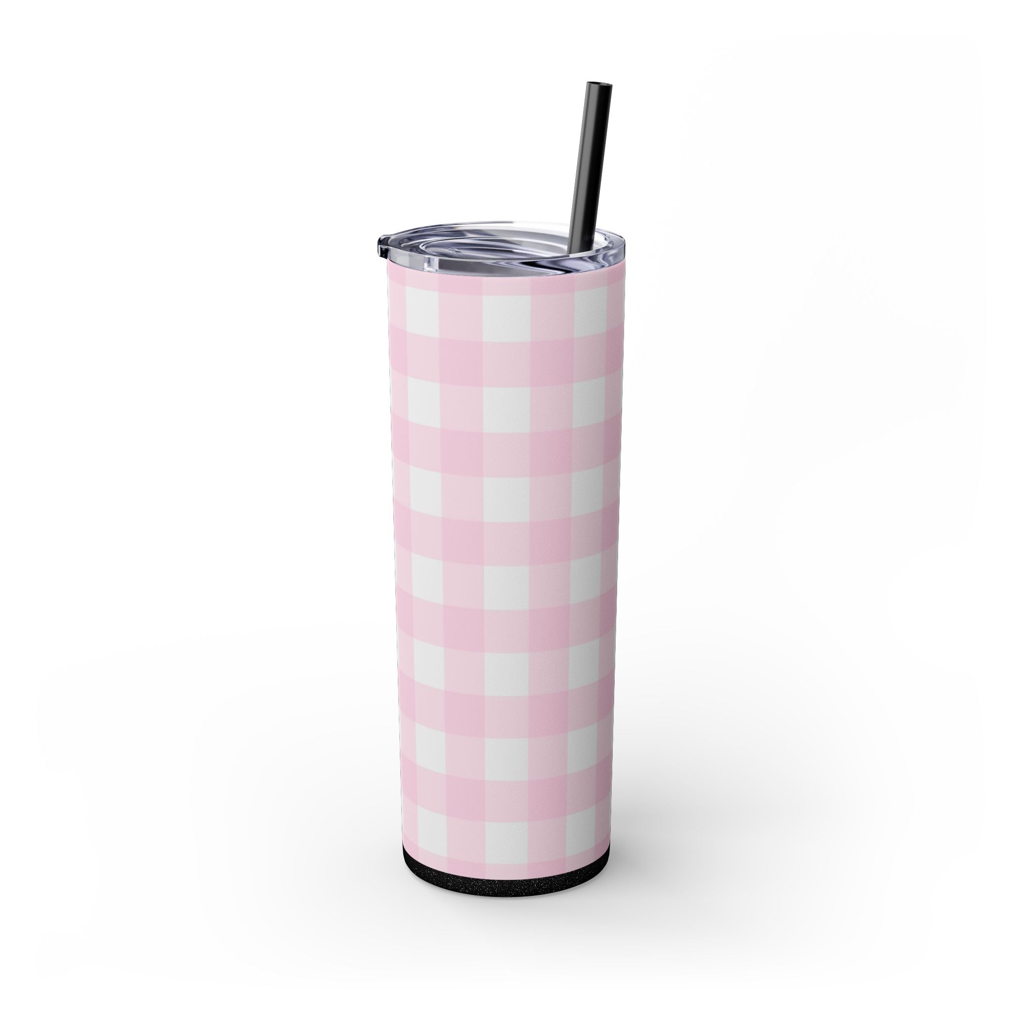 JAKKOUTTHEBXX Pink Gingham Maars Skinny Tumbler 2025