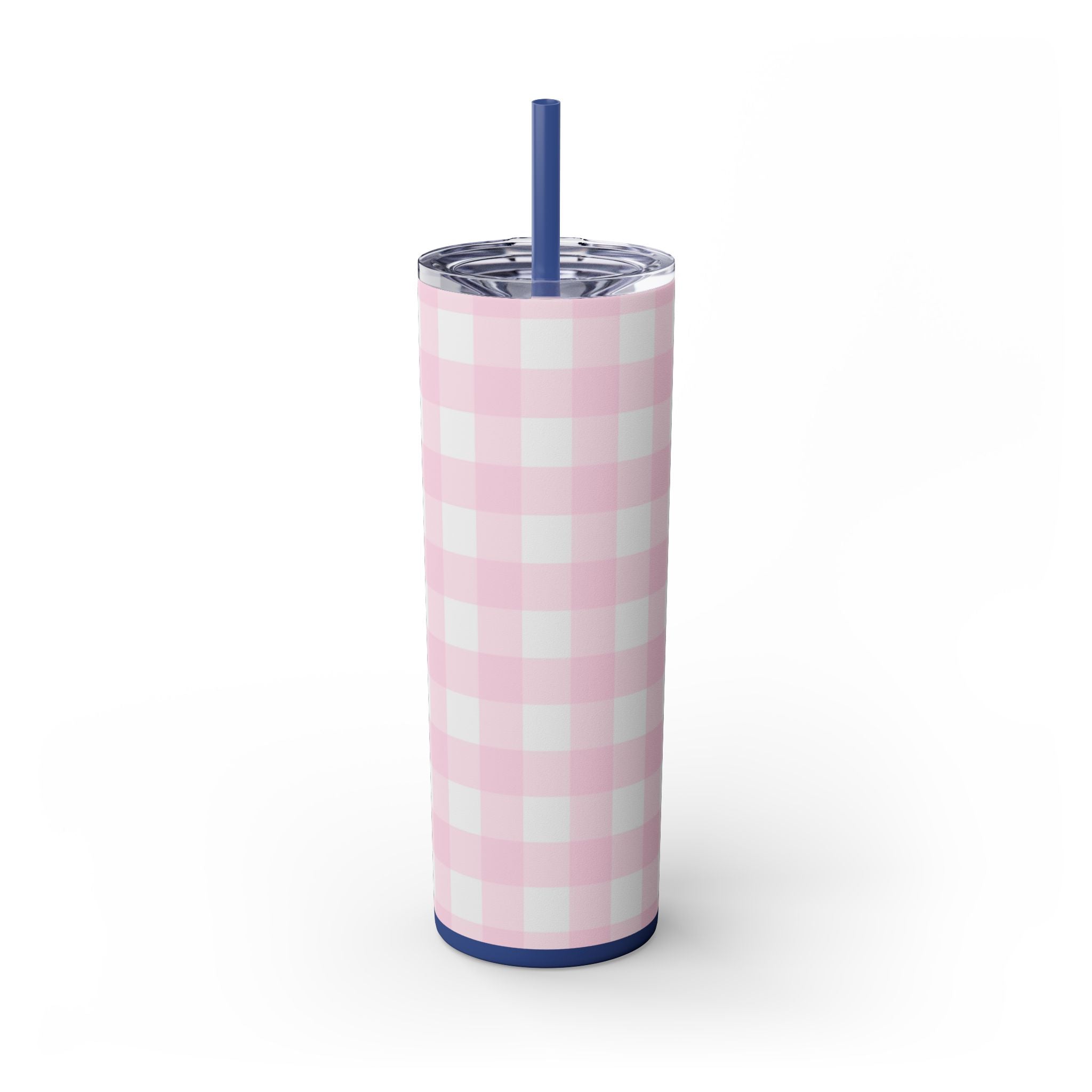 JAKKOUTTHEBXX Pink Gingham Maars Skinny Tumbler 2025