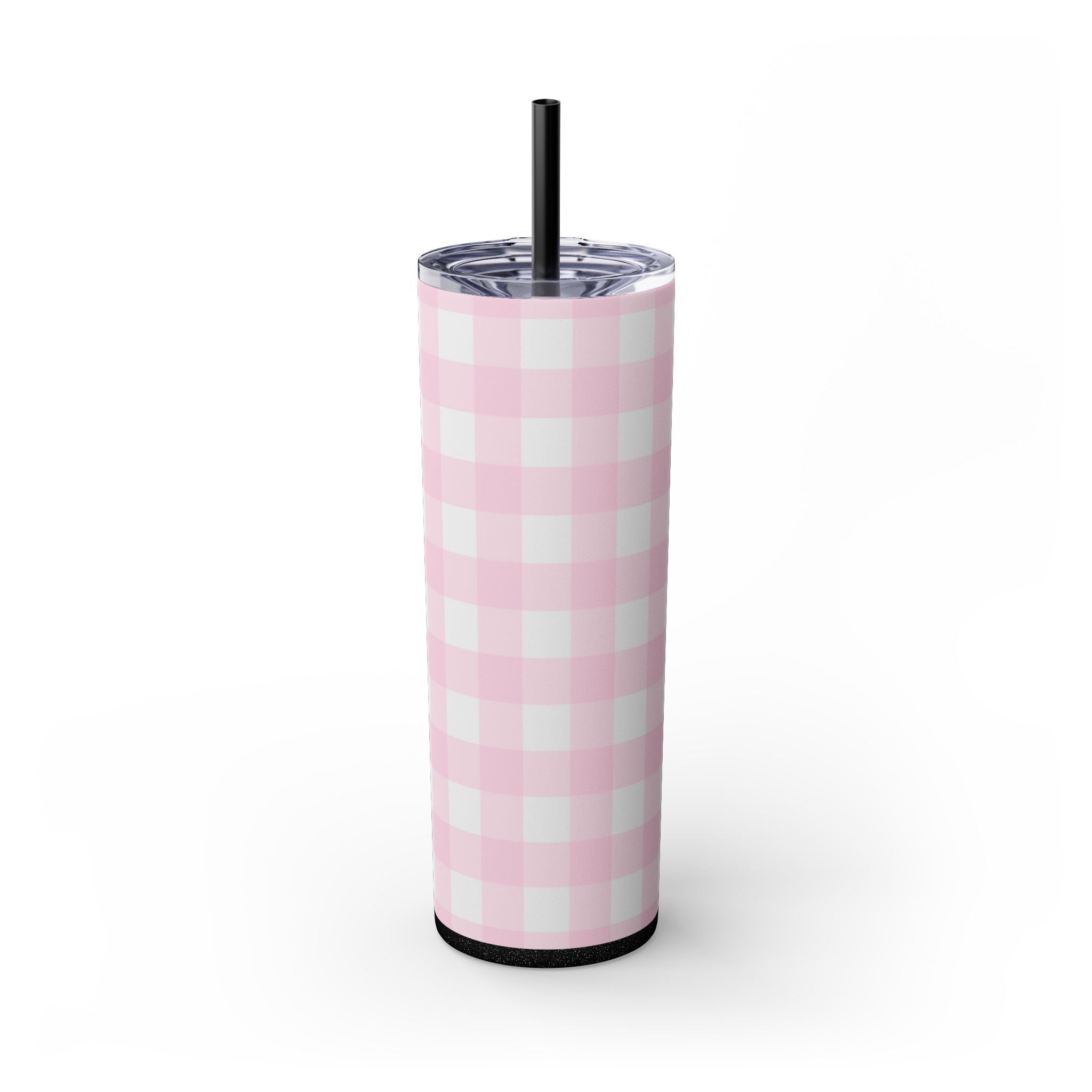 JAKKOUTTHEBXX Pink Gingham Maars Skinny Tumbler 2025