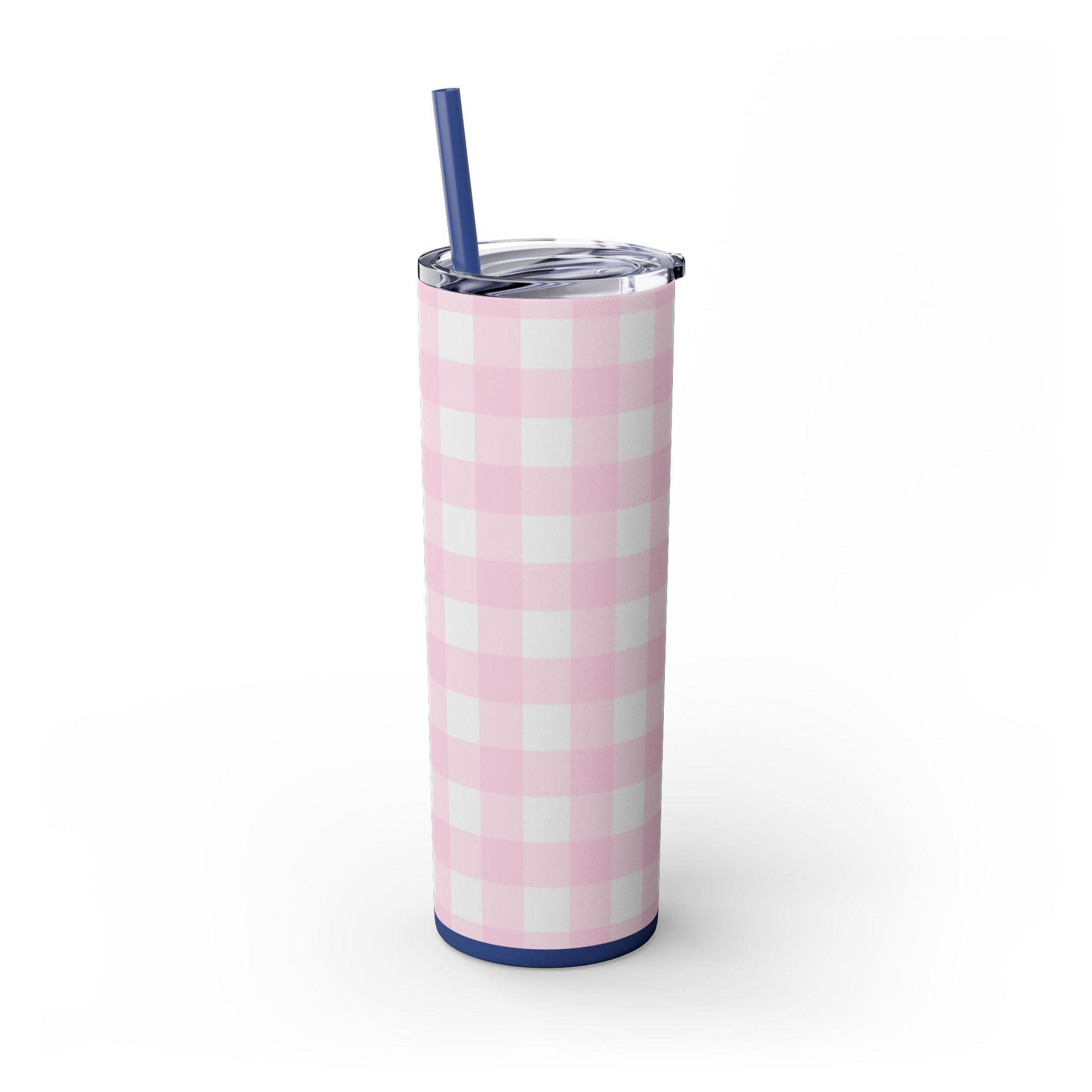 JAKKOUTTHEBXX Pink Gingham Maars Skinny Tumbler 2025