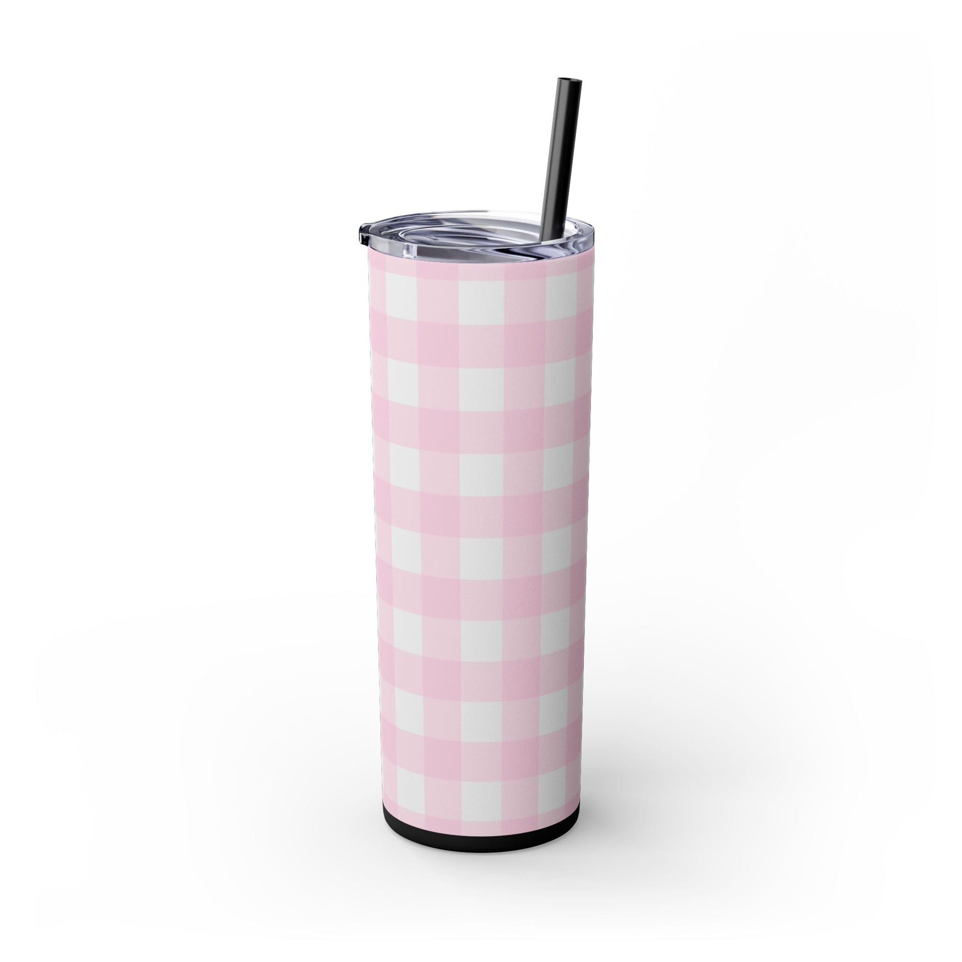 JAKKOUTTHEBXX Pink Gingham Maars Skinny Tumbler 2025