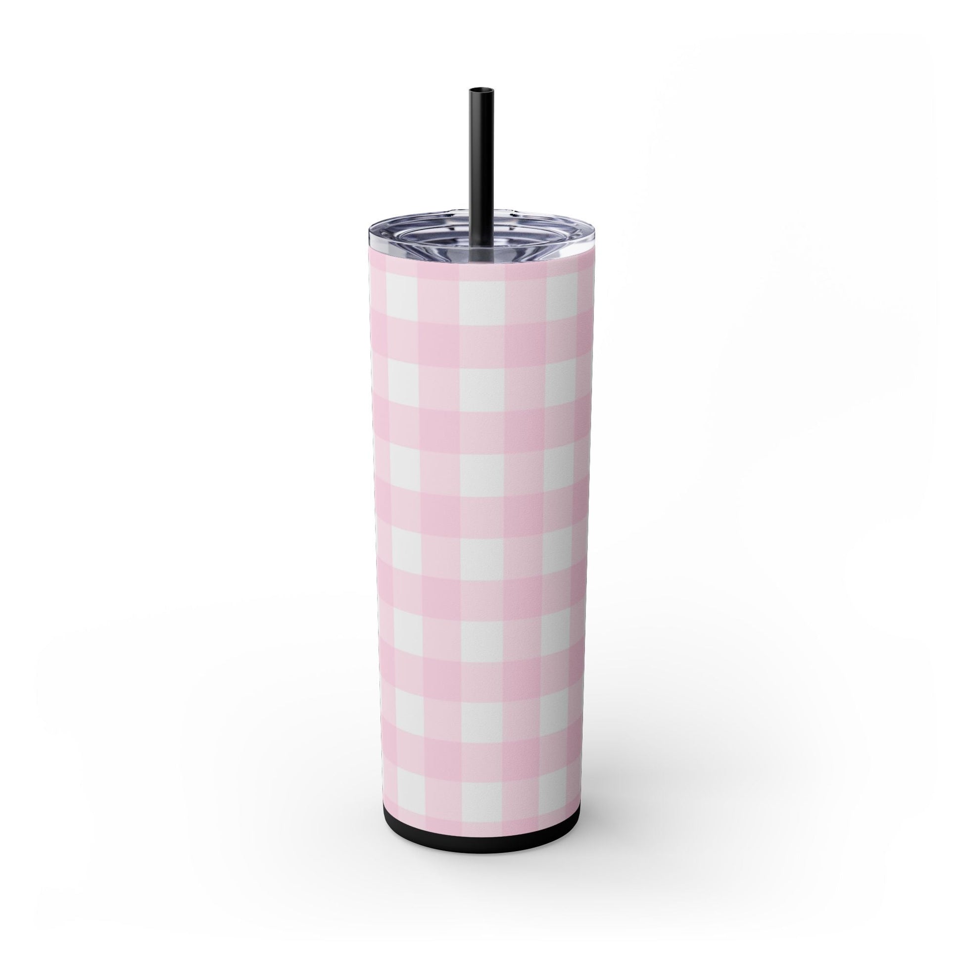 JAKKOUTTHEBXX Pink Gingham Maars Skinny Tumbler 2025