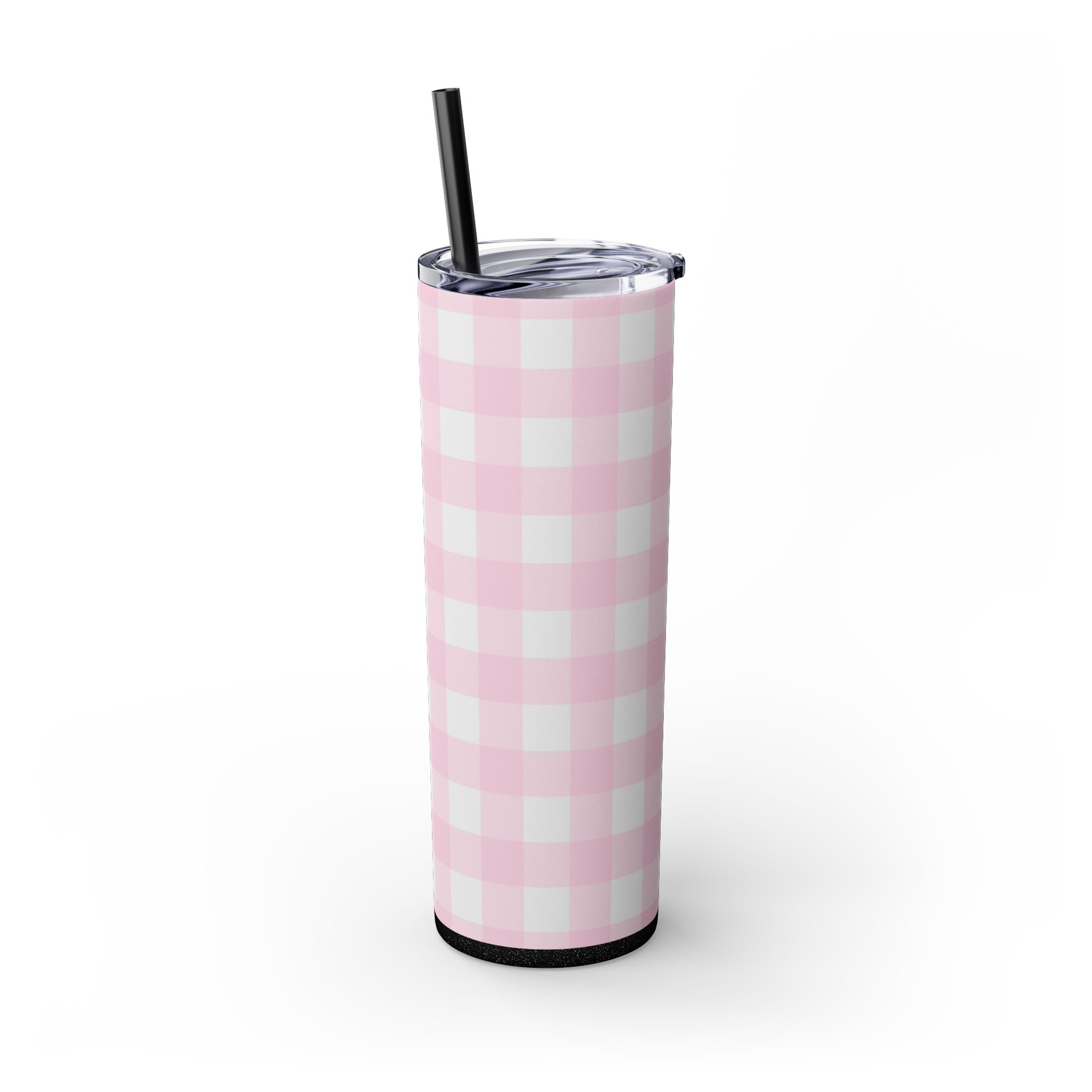 JAKKOUTTHEBXX Pink Gingham Maars Skinny Tumbler 2025