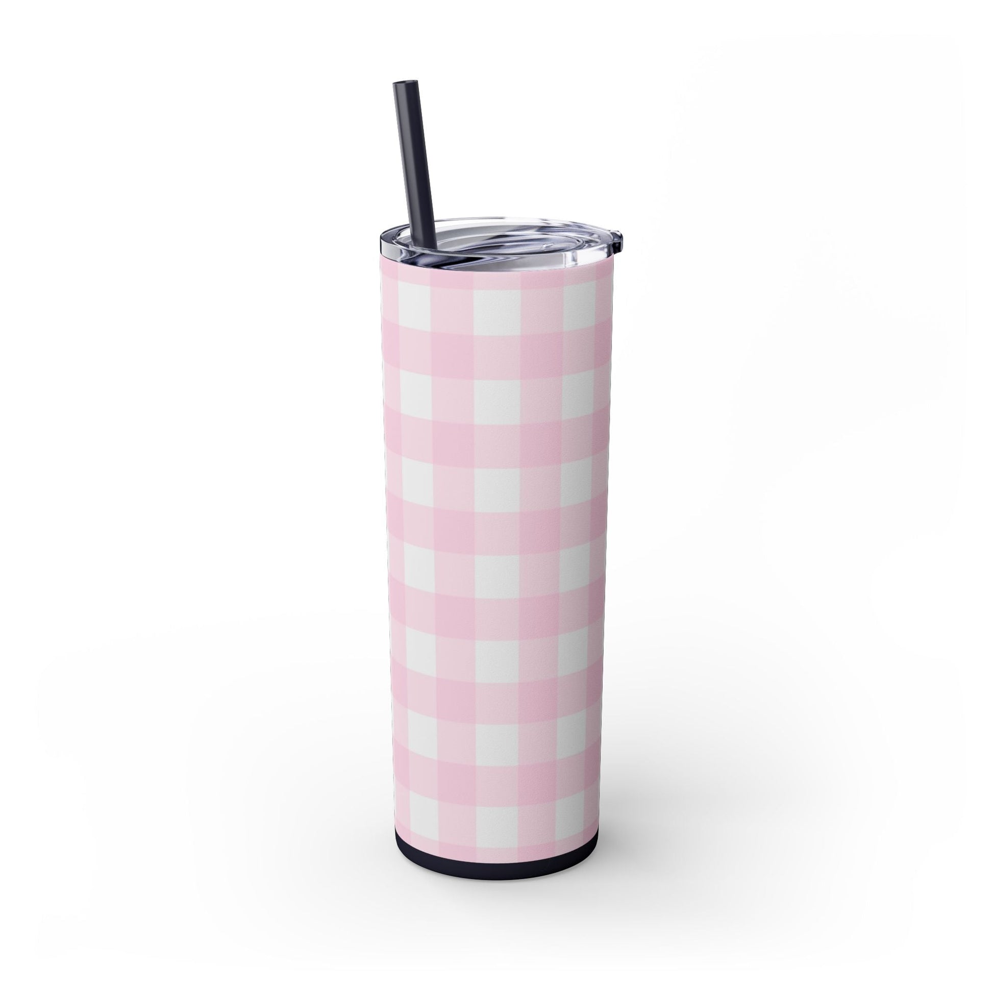 JAKKOUTTHEBXX Pink Gingham Maars Skinny Tumbler 2025