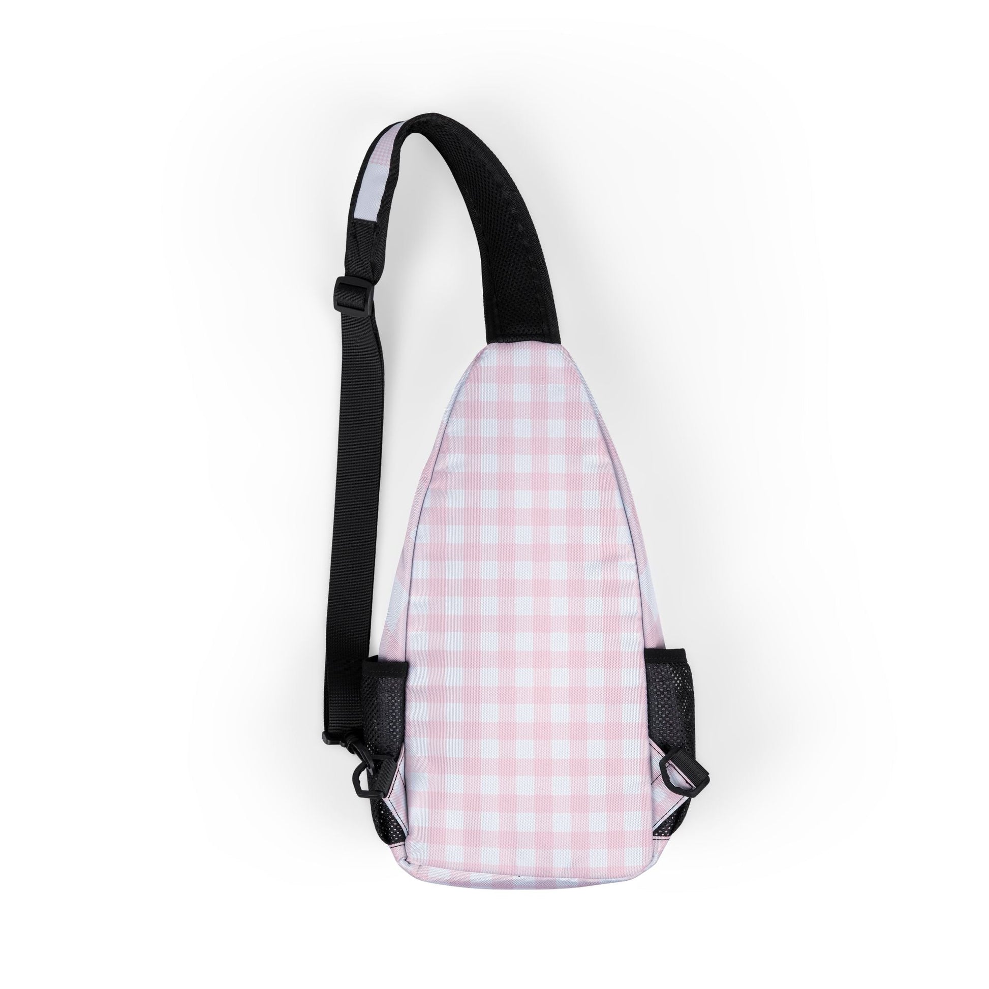 JAKKOUTTHEBXX Pink Gingham Sling Chest Bag 2025