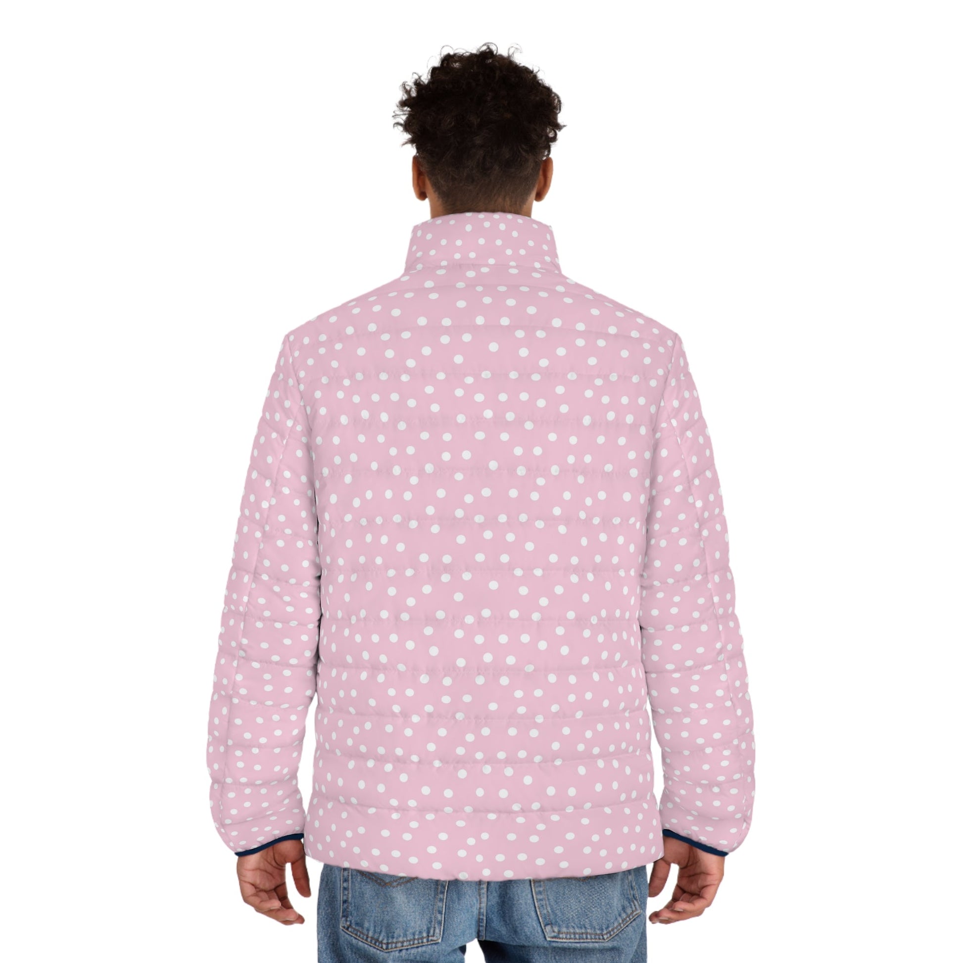JAKKOUTTHEBXX Pink Heart Print Puffer Jacket 2025