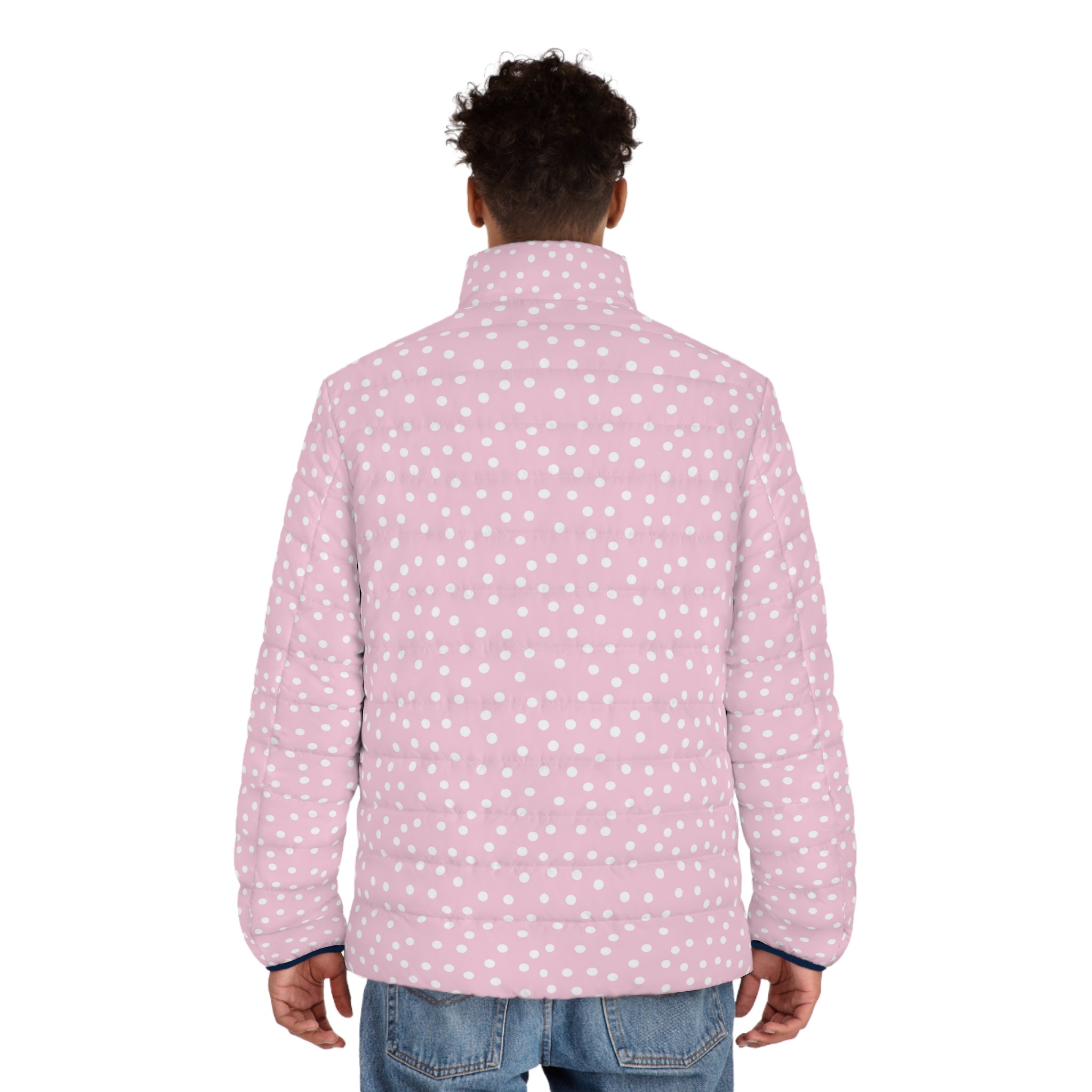 JAKKOUTTHEBXX Pink Heart Print Puffer Jacket 2025