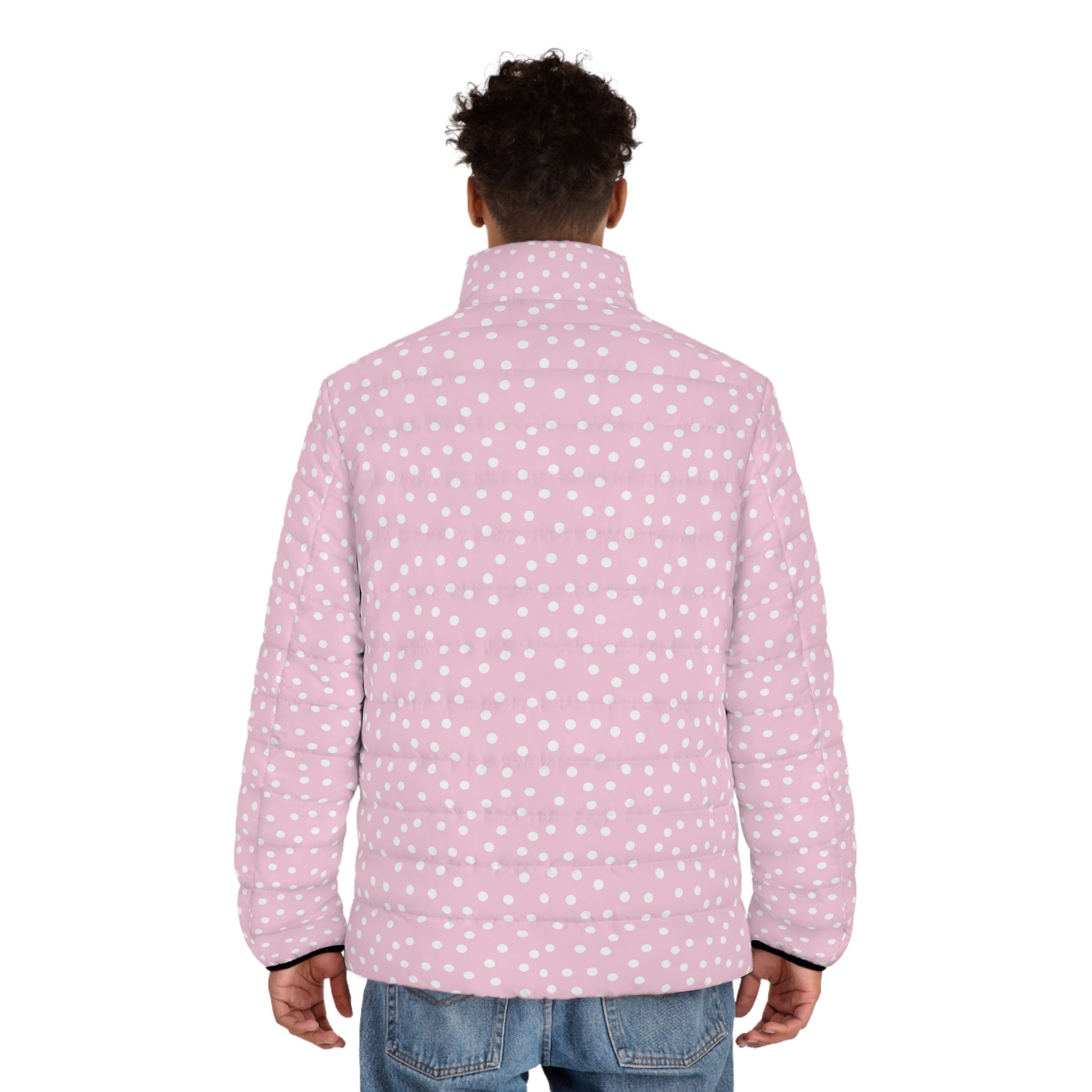JAKKOUTTHEBXX Pink Heart Print Puffer Jacket 2025