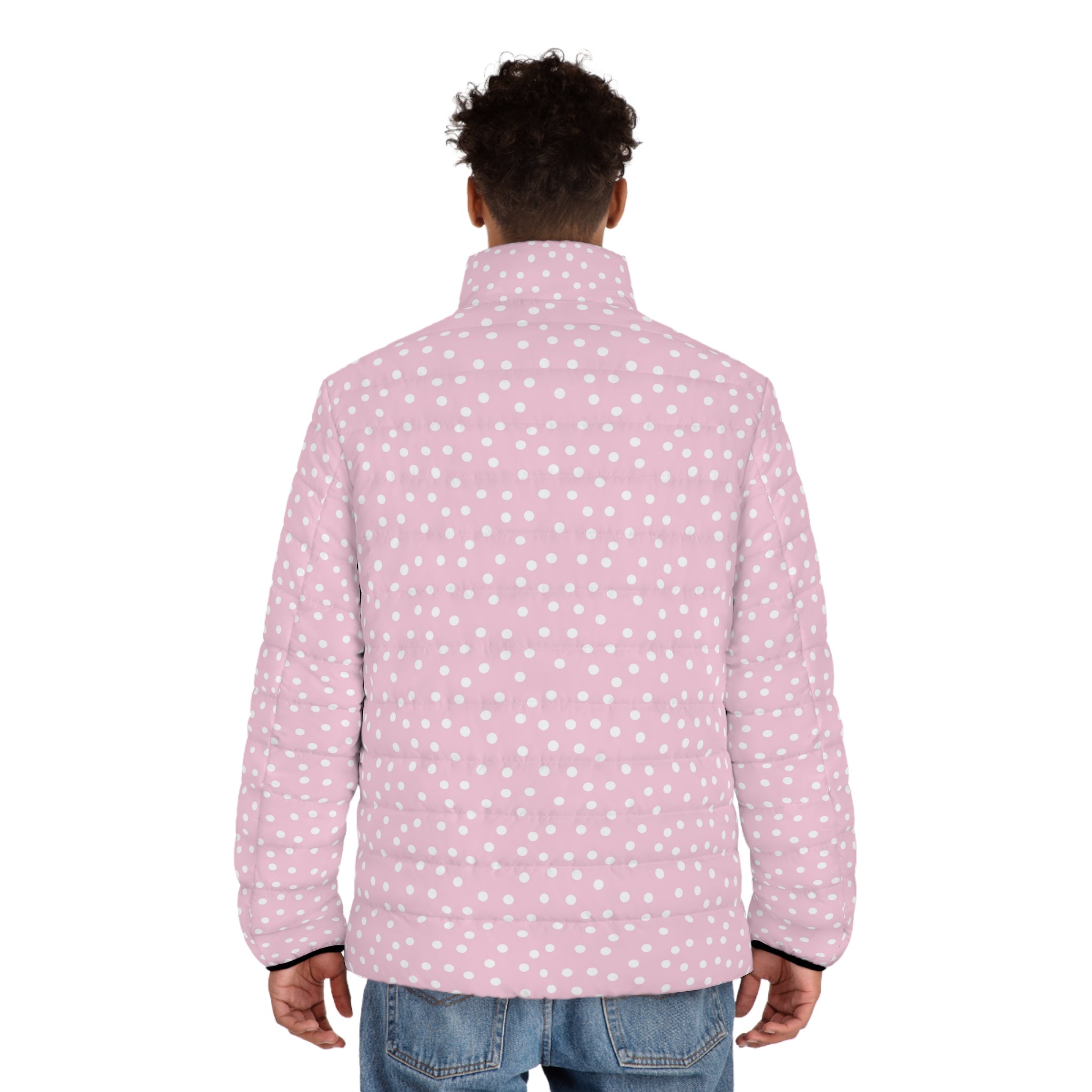 JAKKOUTTHEBXX Pink Heart Print Puffer Jacket 2025