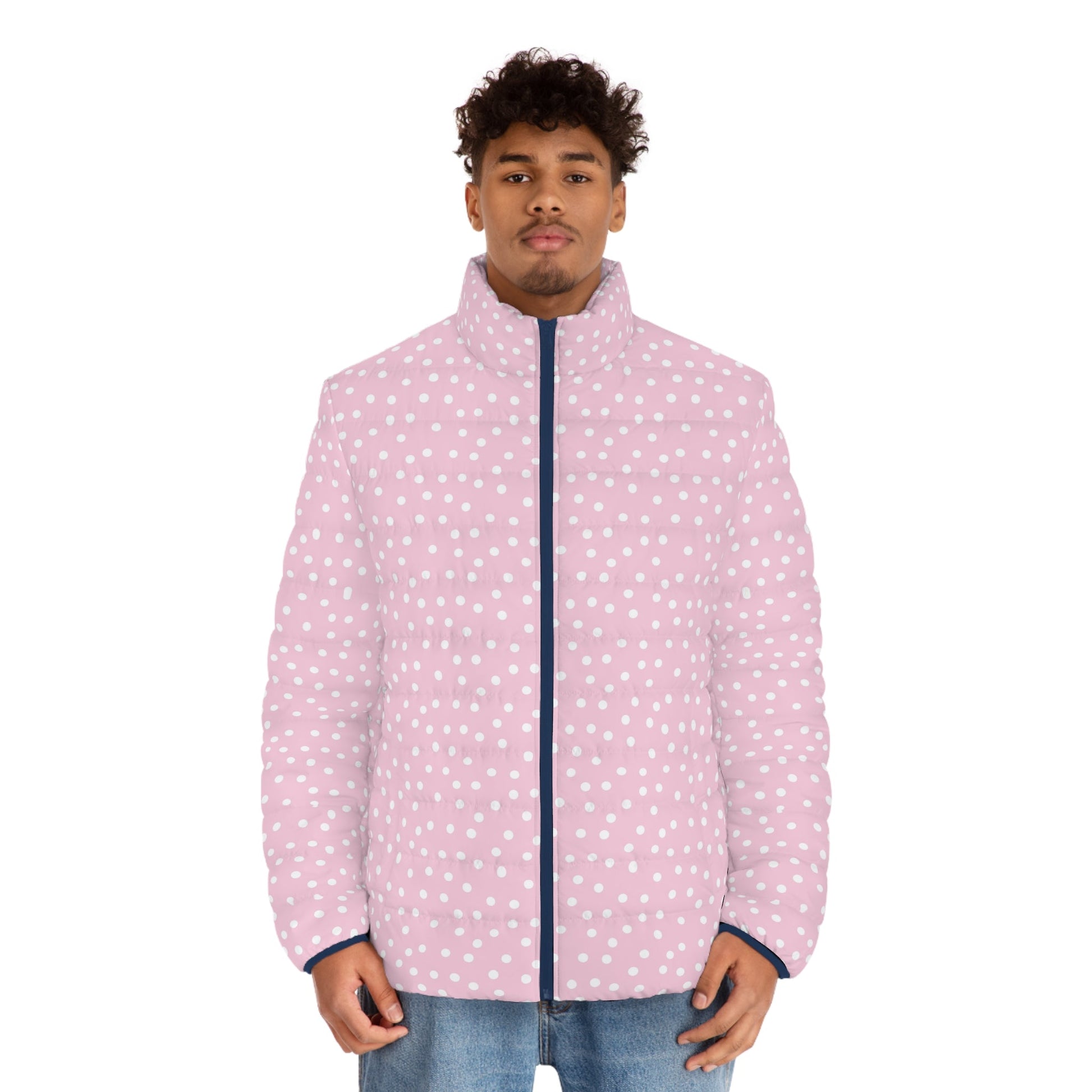 JAKKOUTTHEBXX Pink Heart Print Puffer Jacket 2025