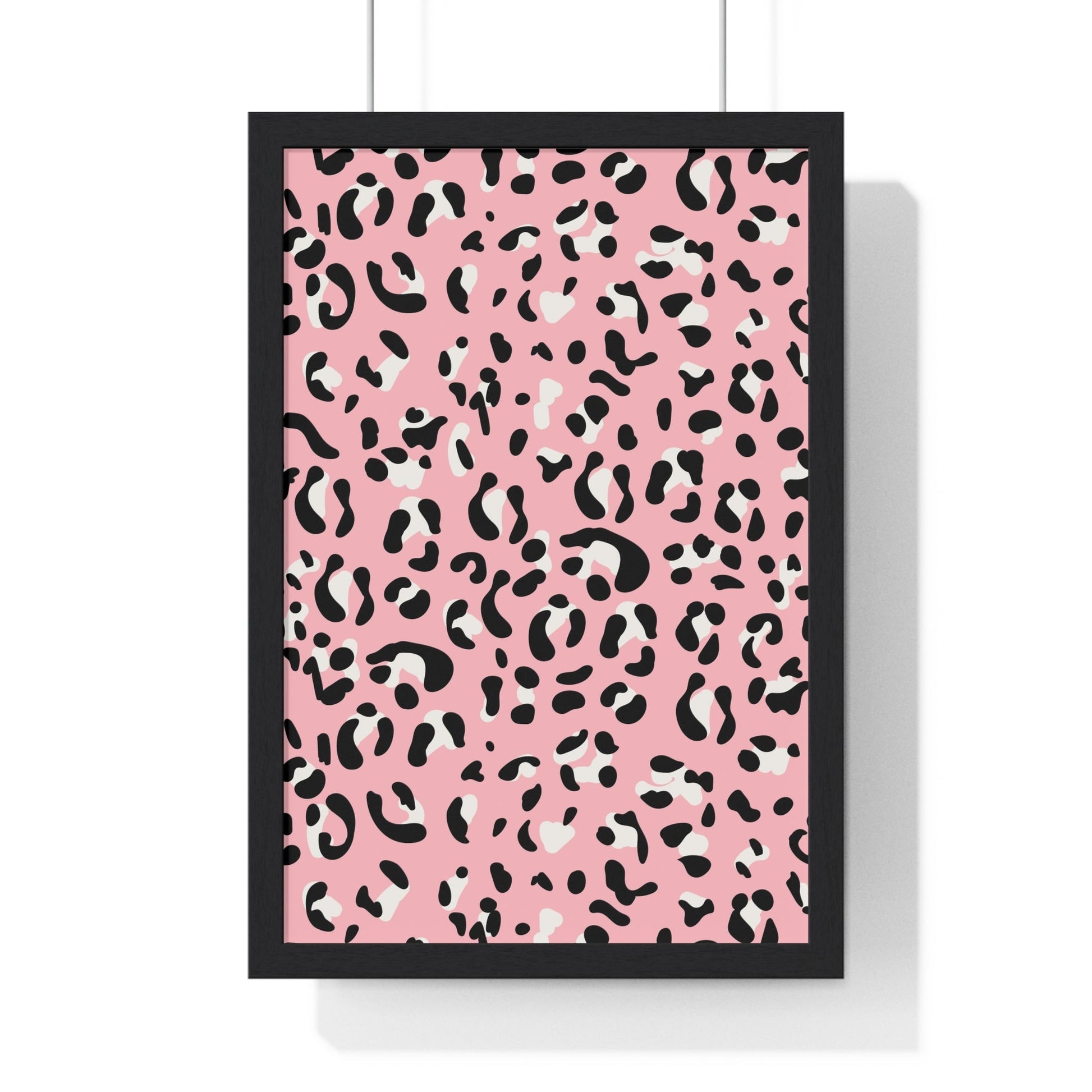 JAKKOUTTHEBXX Pink Leopard Framed Art Print 2025