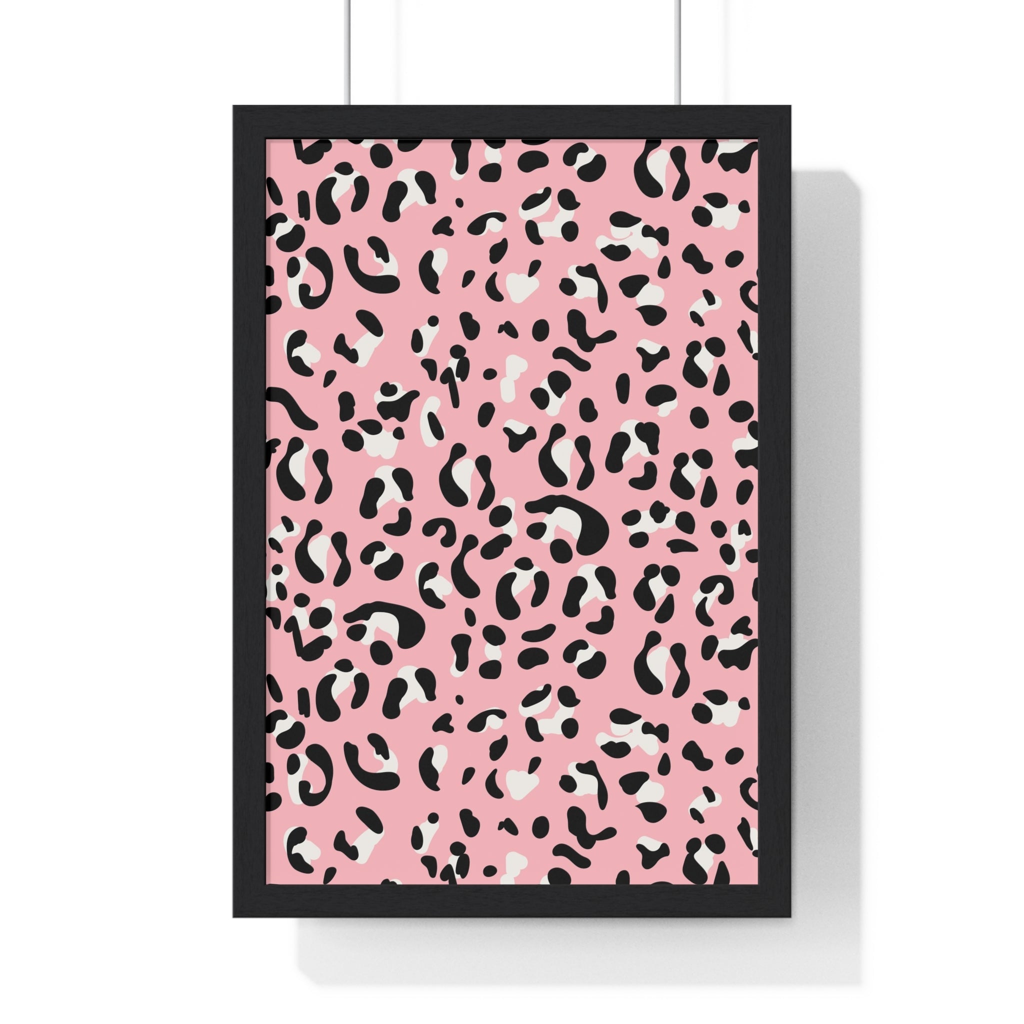 JAKKOUTTHEBXX Pink Leopard Framed Art Print 2025