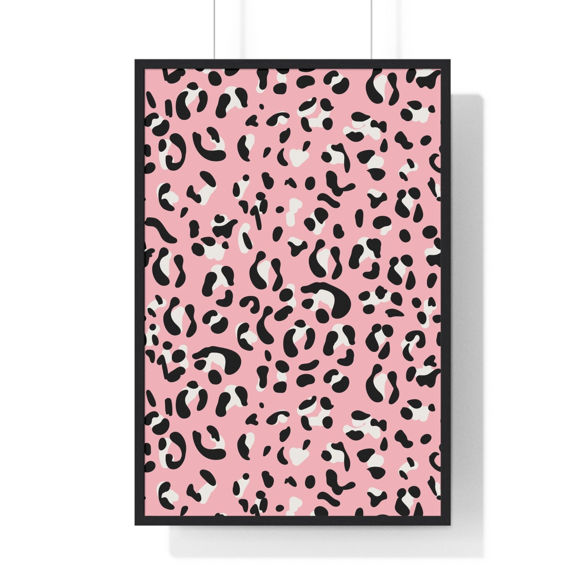 JAKKOUTTHEBXX Pink Leopard Framed Art Print 2025