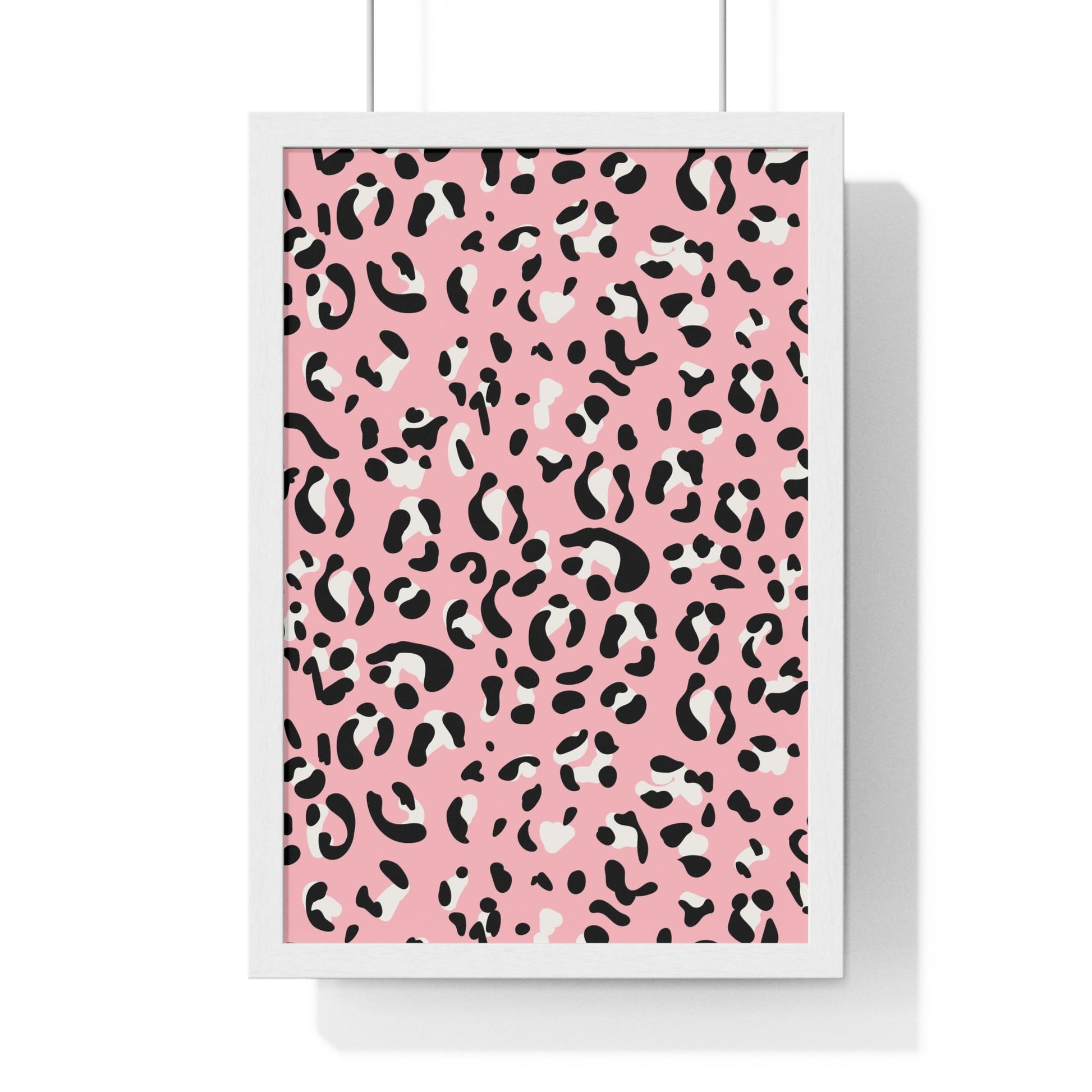 JAKKOUTTHEBXX Pink Leopard Framed Art Print 2025