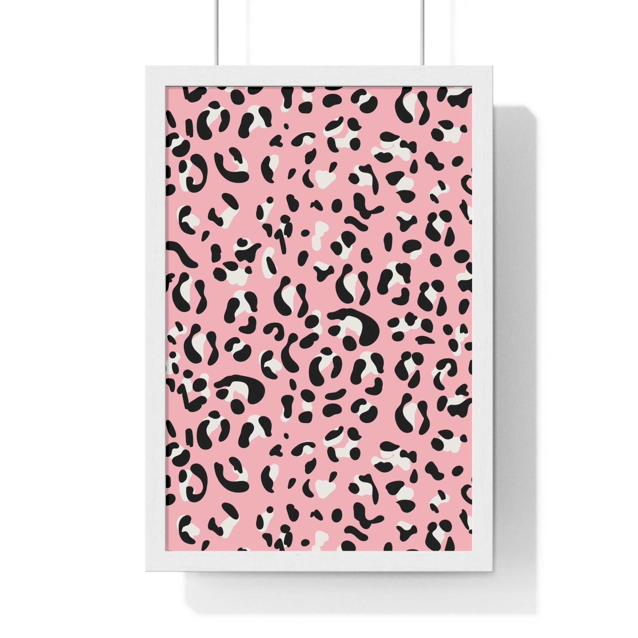JAKKOUTTHEBXX Pink Leopard Framed Art Print 2025