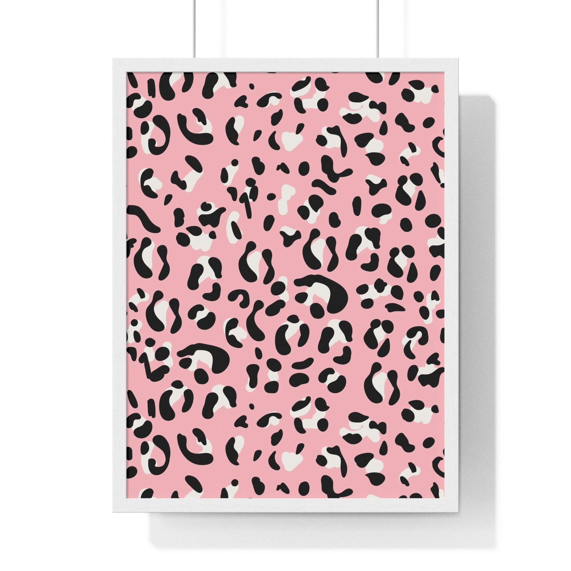 JAKKOUTTHEBXX Pink Leopard Framed Art Print 2025
