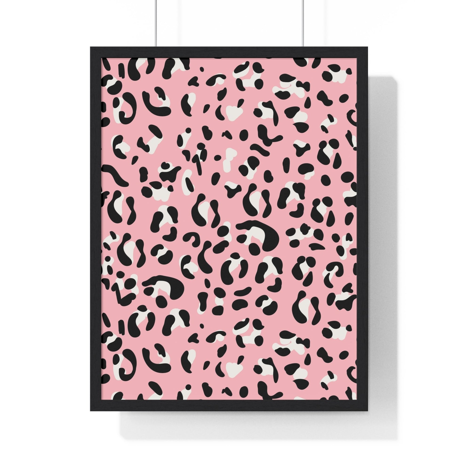 JAKKOUTTHEBXX Pink Leopard Framed Art Print 2025