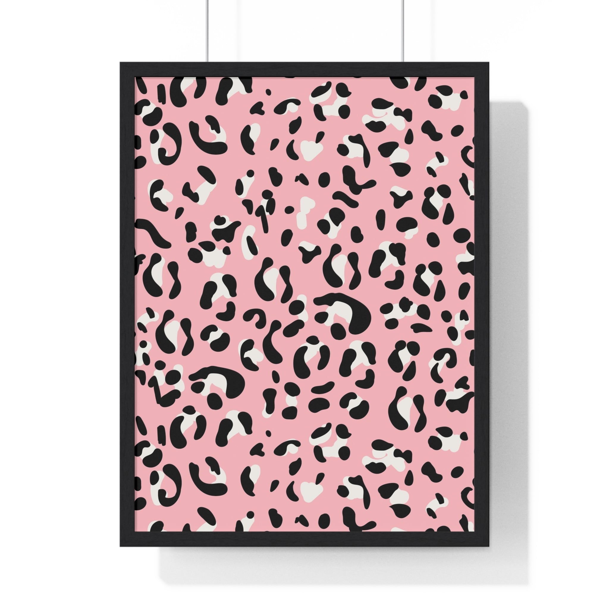 JAKKOUTTHEBXX Pink Leopard Framed Art Print 2025