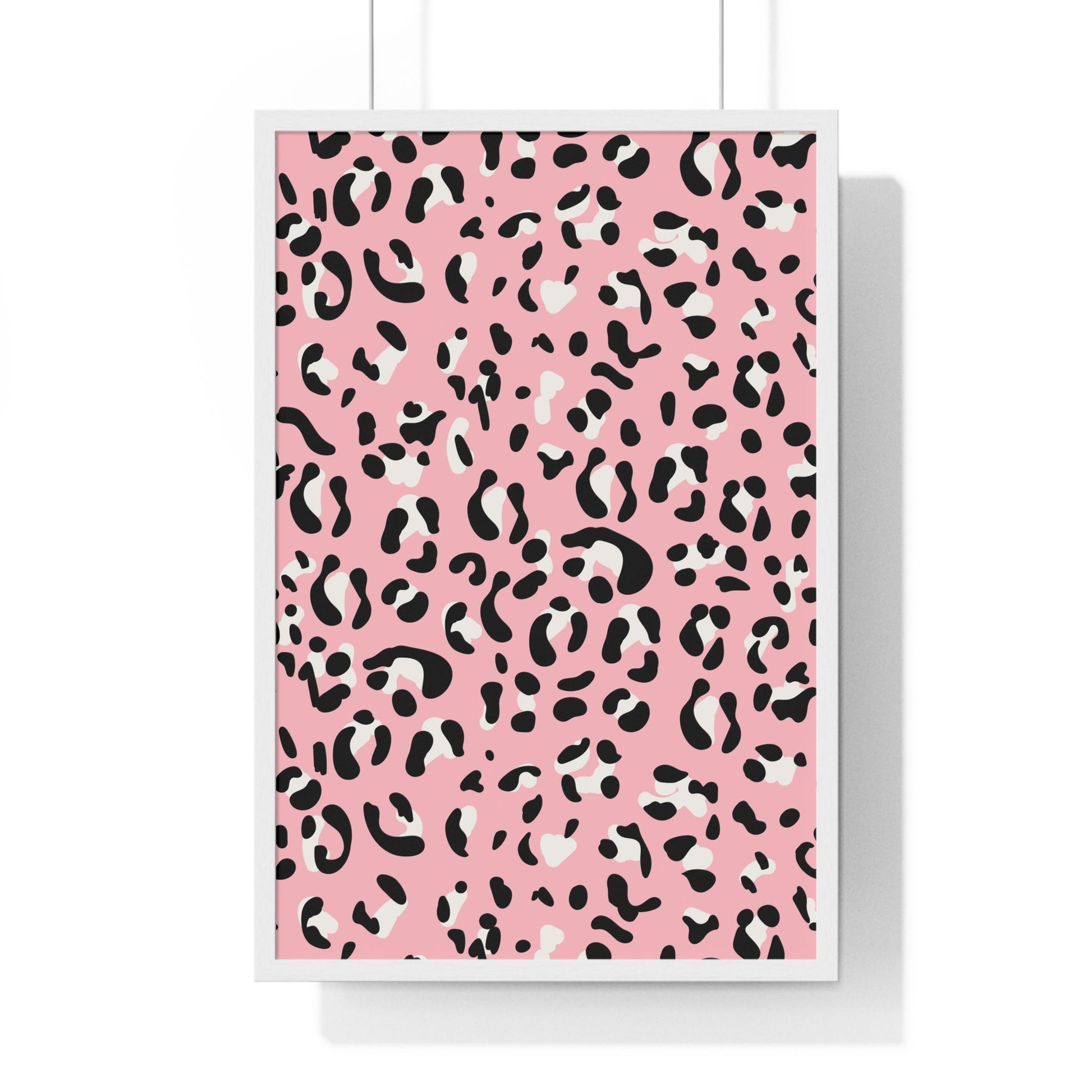 JAKKOUTTHEBXX Pink Leopard Framed Art Print 2025