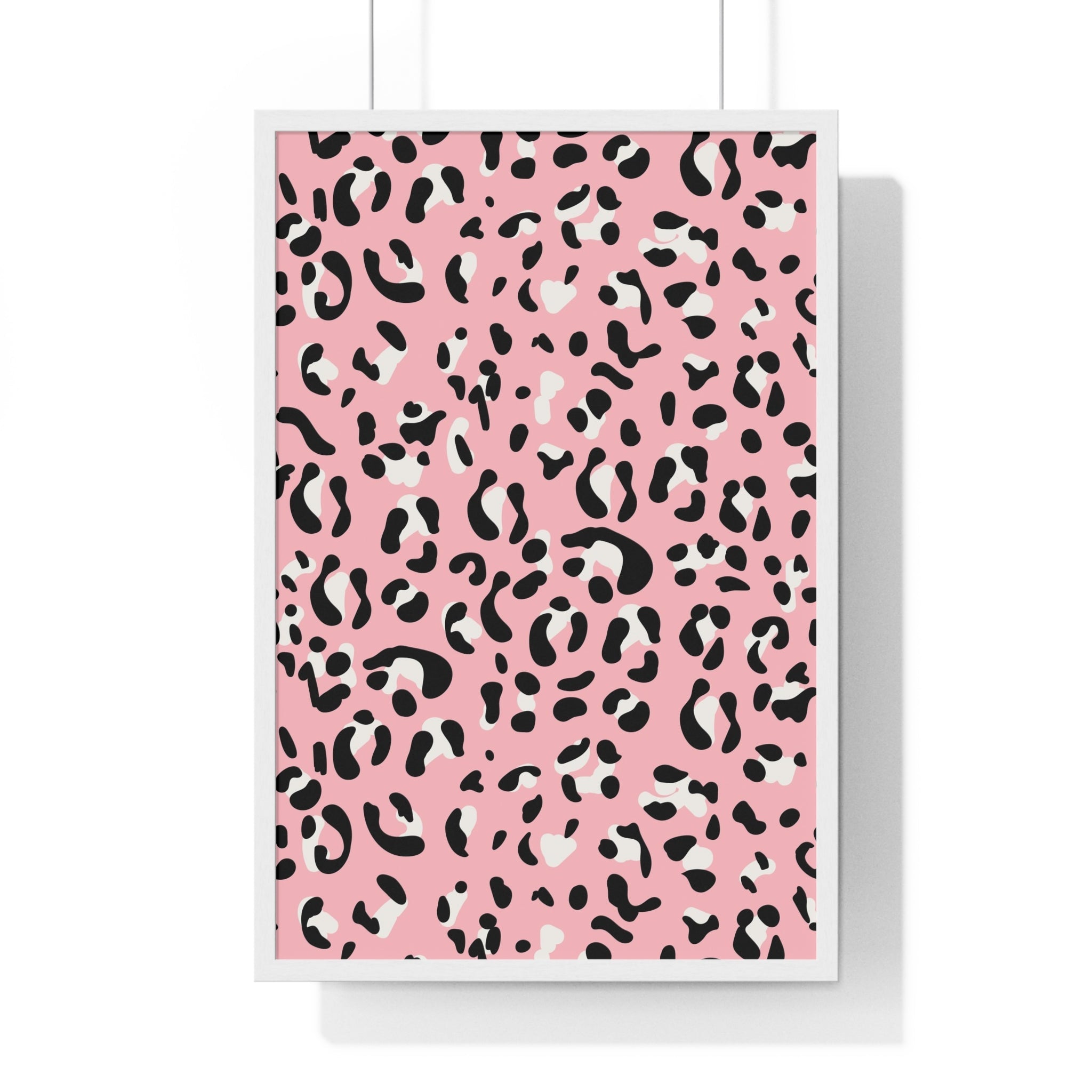 JAKKOUTTHEBXX Pink Leopard Framed Art Print 2025