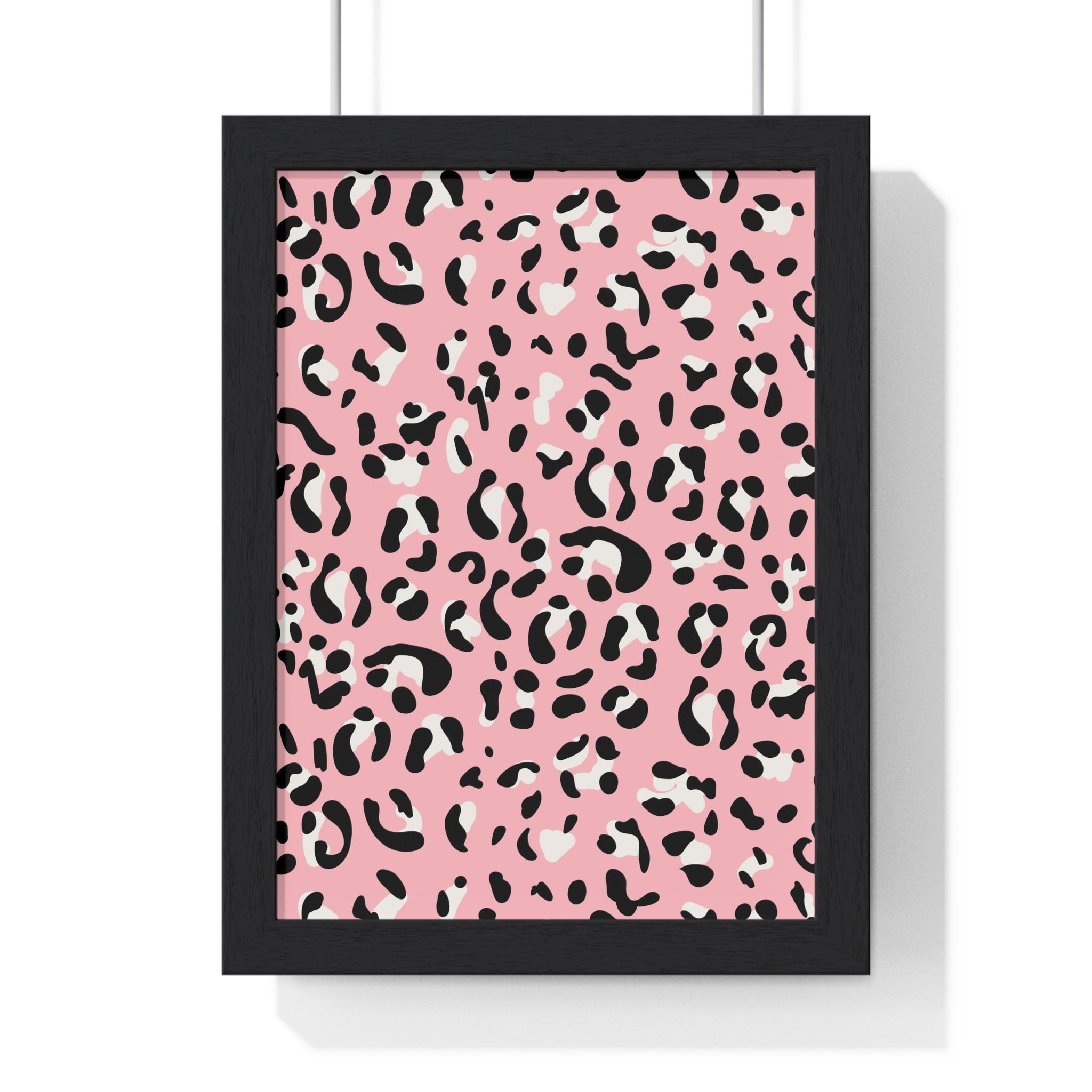 JAKKOUTTHEBXX Pink Leopard Framed Art Print 2025