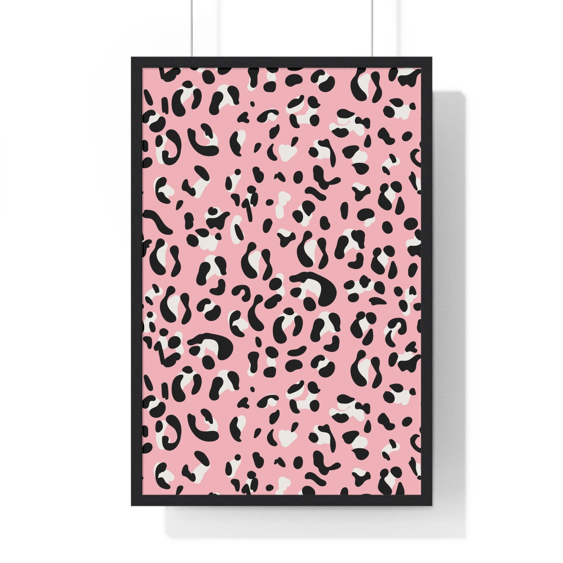 JAKKOUTTHEBXX Pink Leopard Framed Art Print 2025