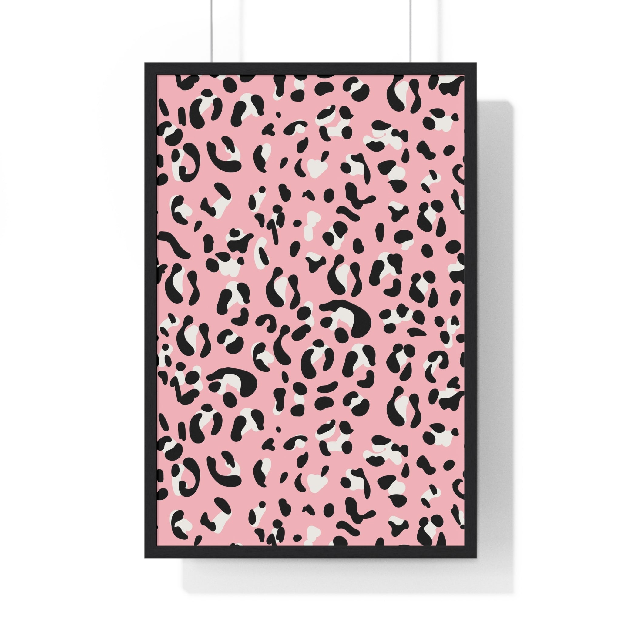 JAKKOUTTHEBXX Pink Leopard Framed Art Print 2025