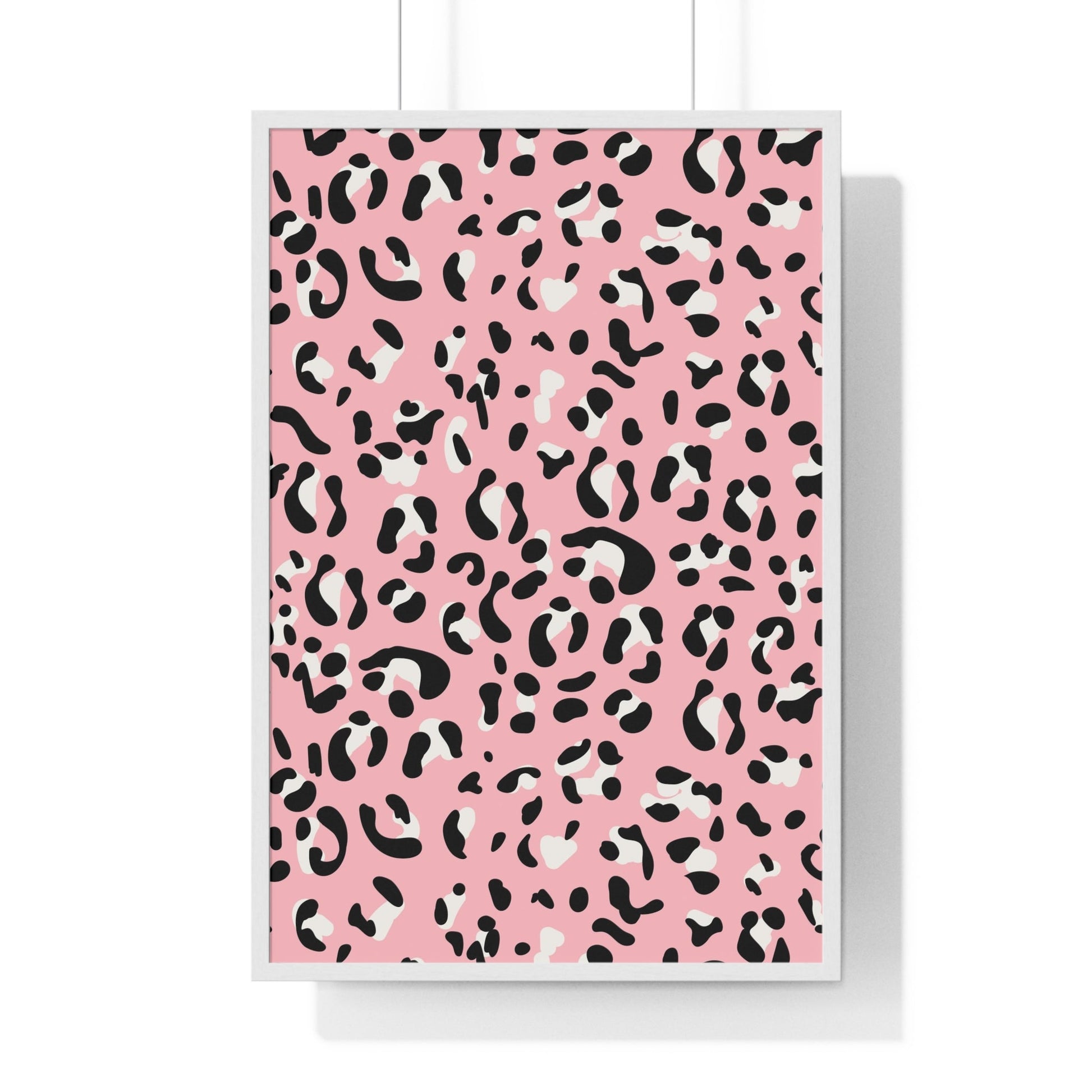 JAKKOUTTHEBXX Pink Leopard Framed Art Print 2025