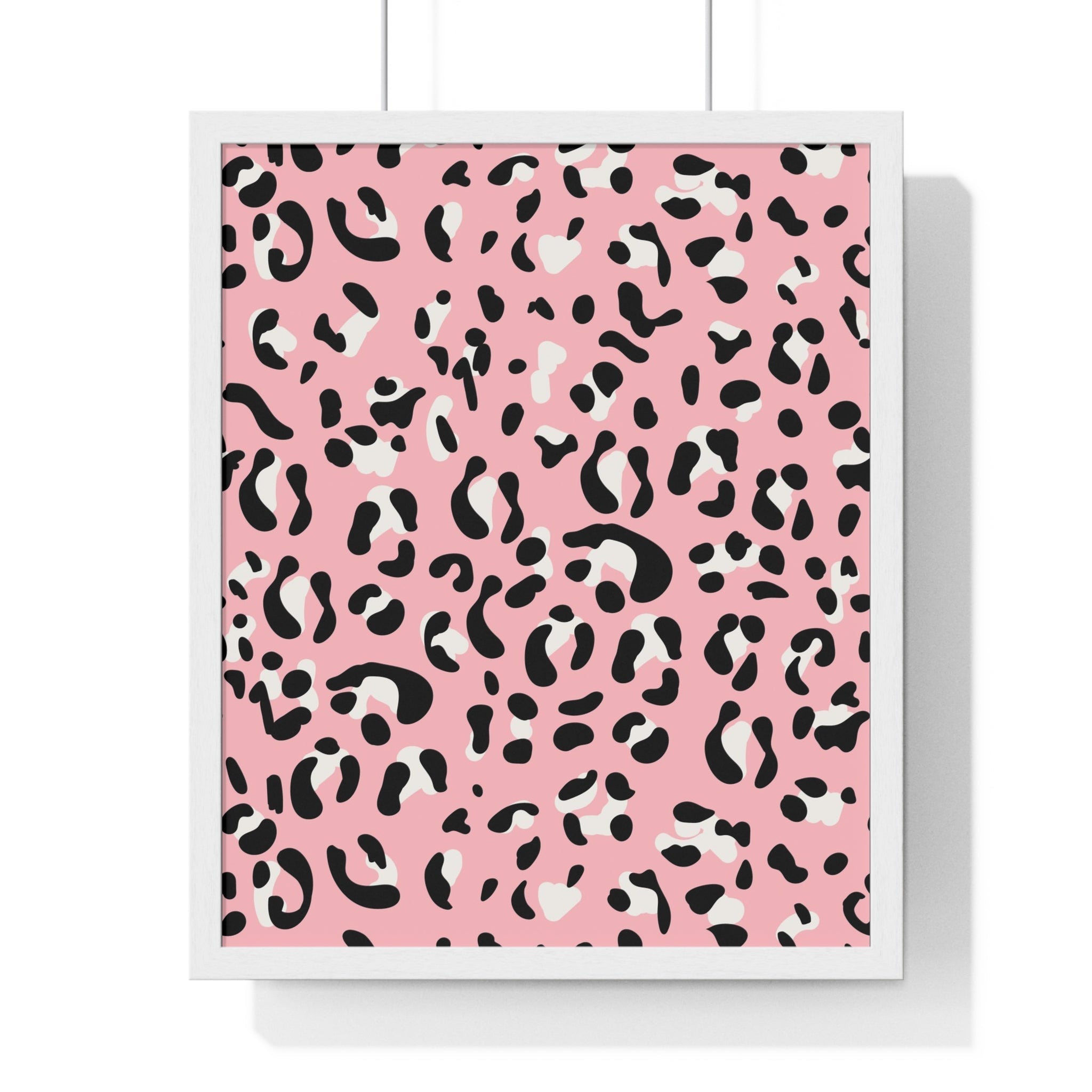 JAKKOUTTHEBXX Pink Leopard Framed Art Print 2025