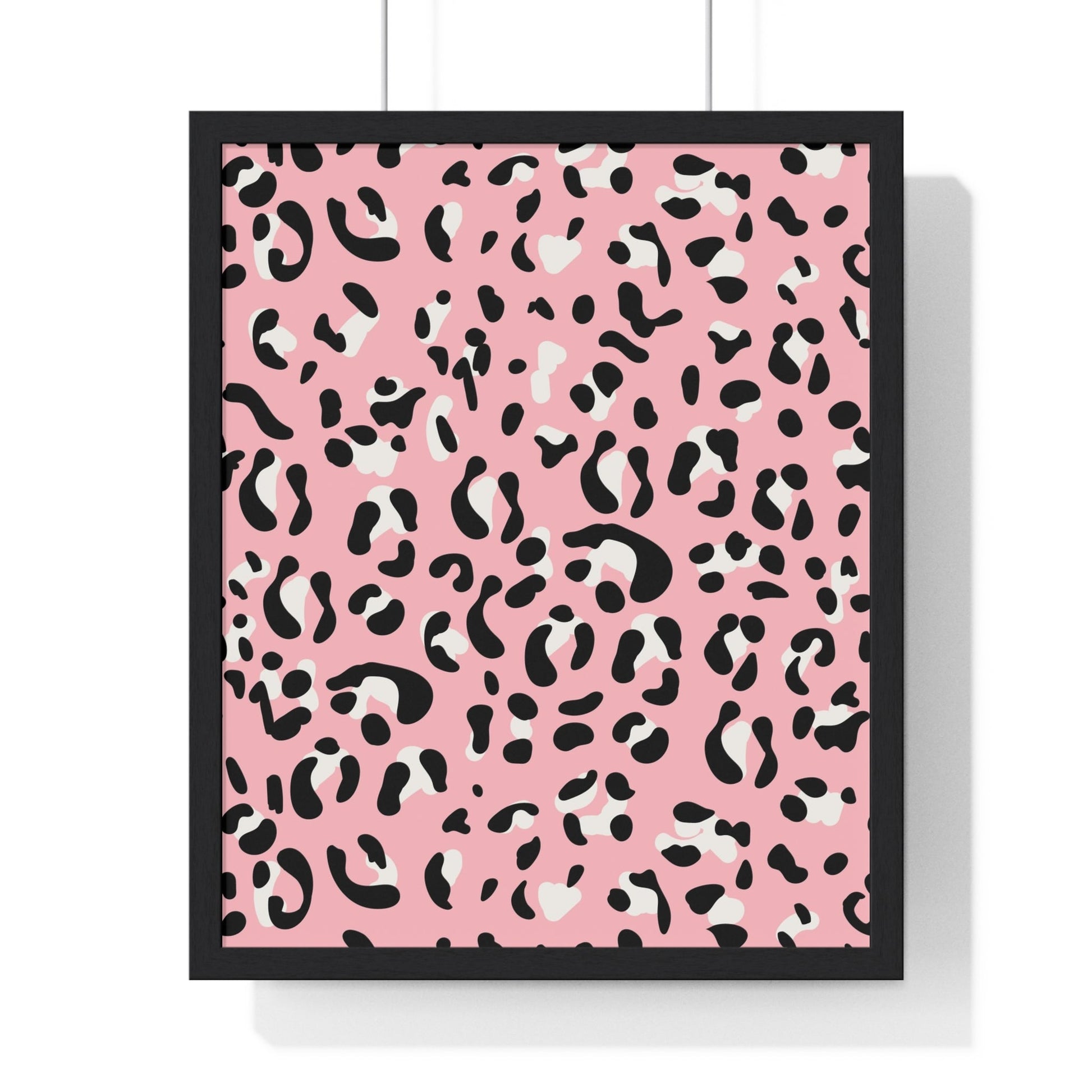 JAKKOUTTHEBXX Pink Leopard Framed Art Print 2025