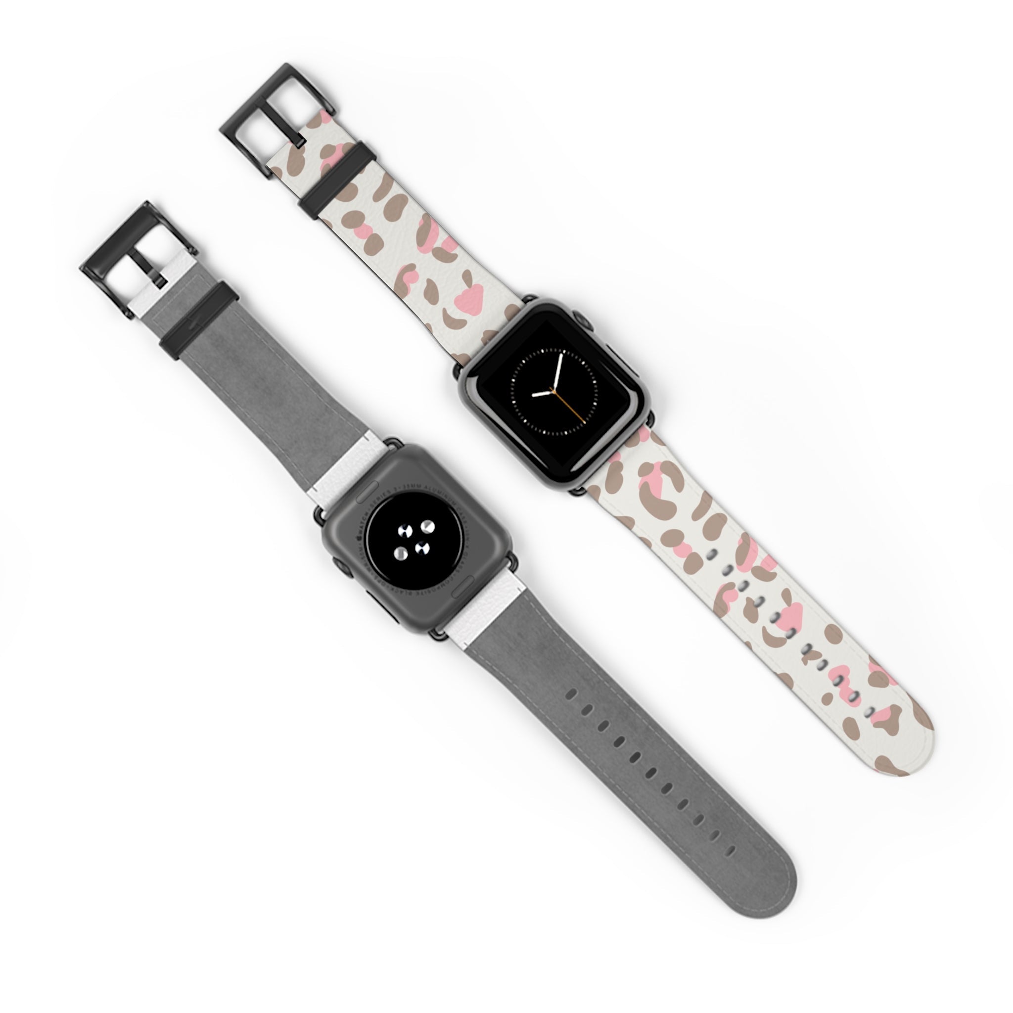Pink Leopard Print Apple Watch Band, Artsulli - Art is Long, Life is Short, Accessories, , , , , , , 