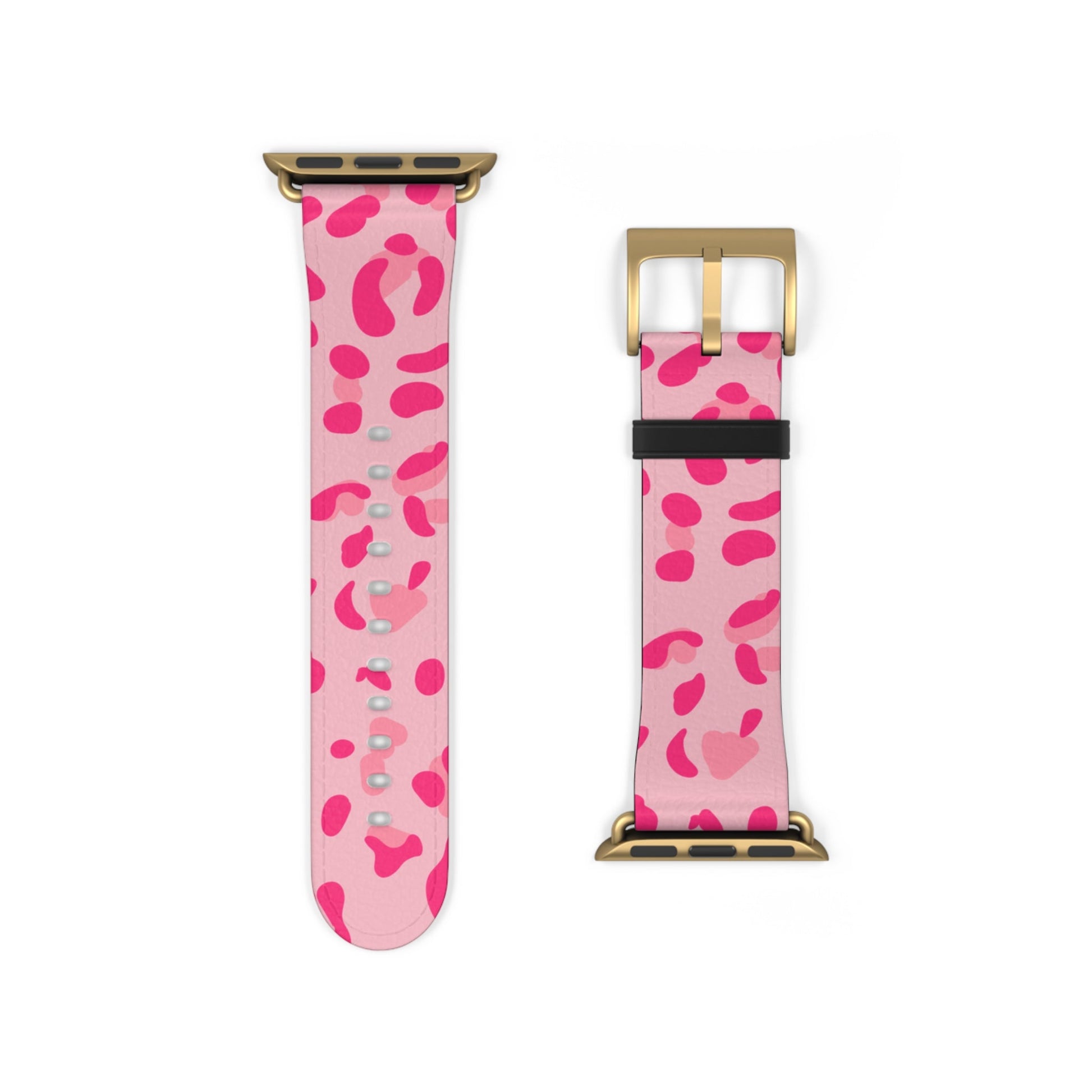 Pink Leopard Print Apple Watch Band, Artsulli - Art is Long, Life is Short, Accessories, , , , , , , 