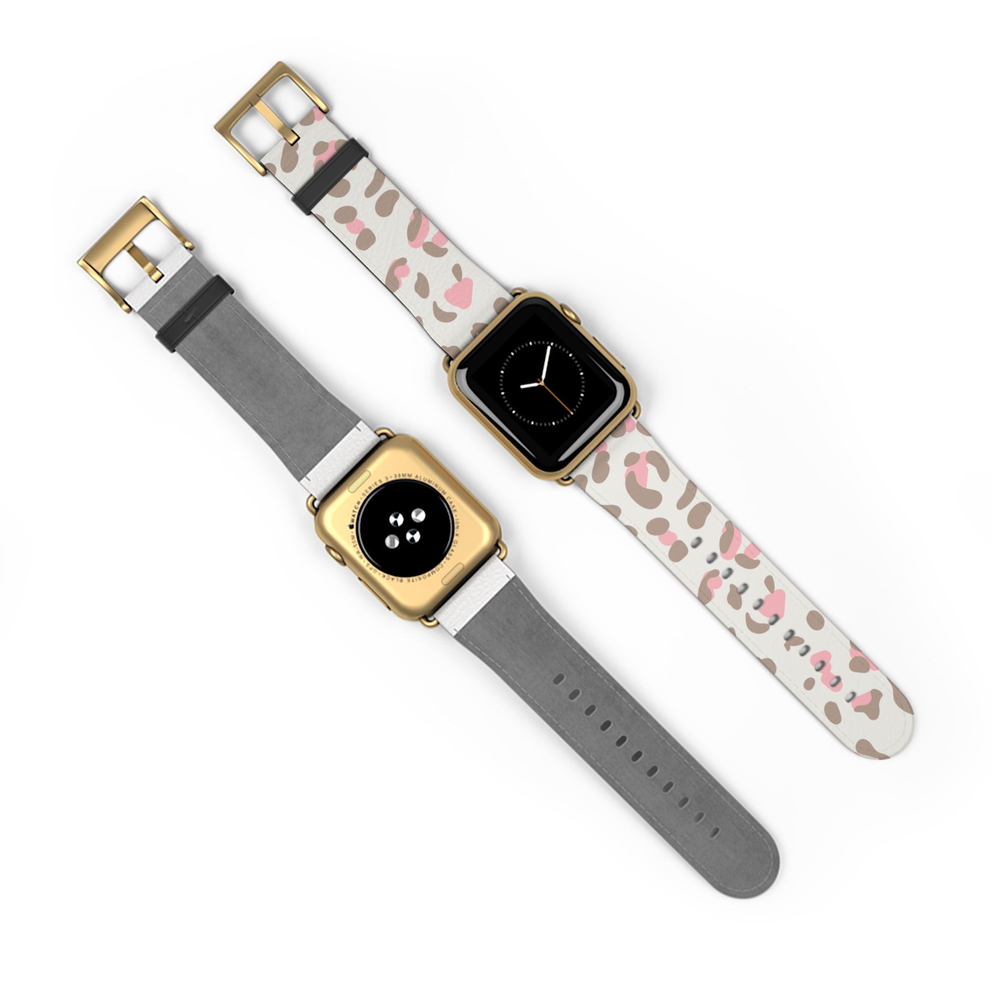 Pink Leopard Print Apple Watch Band, Artsulli - Art is Long, Life is Short, Accessories, , , , , , , 