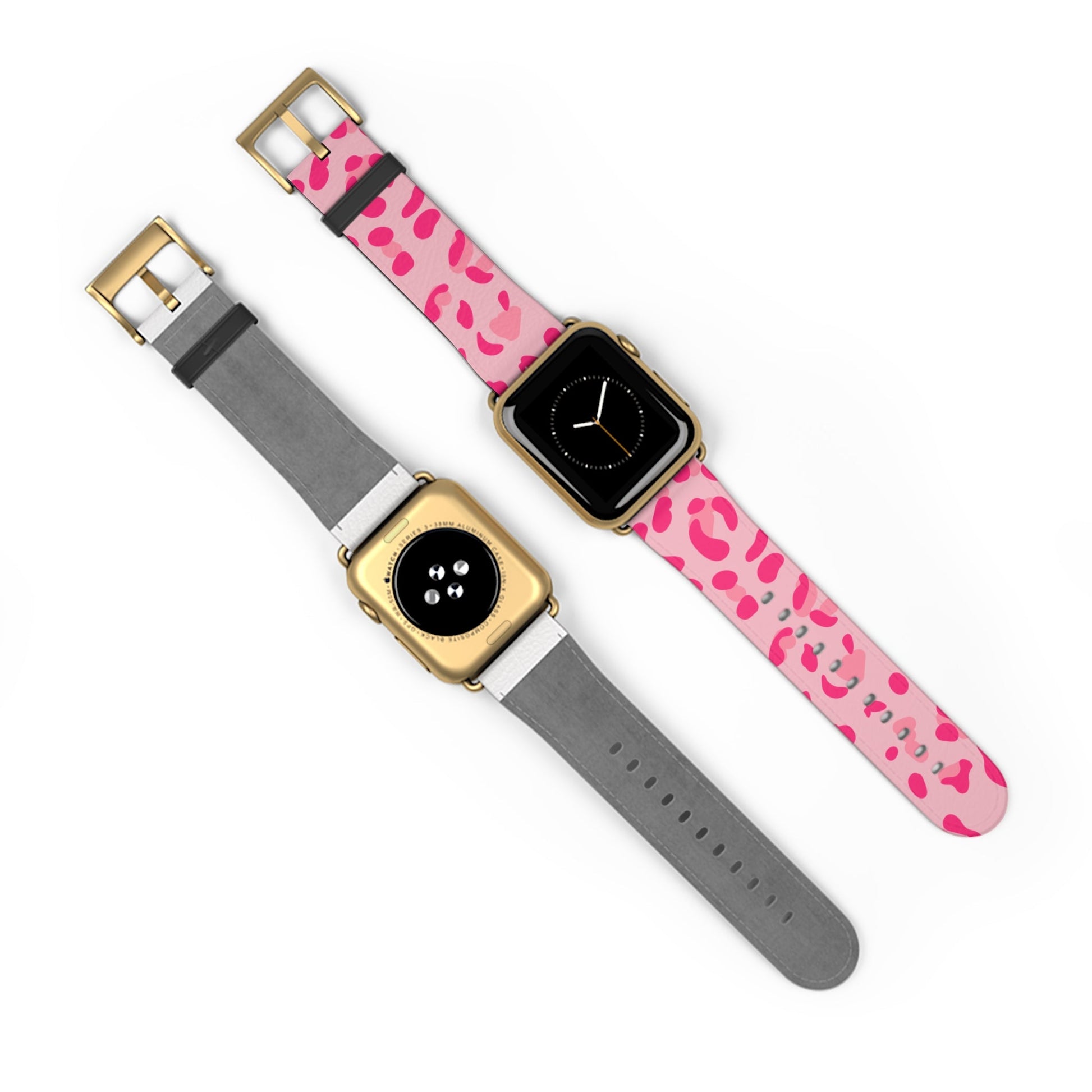 Pink Leopard Print Apple Watch Band, Artsulli - Art is Long, Life is Short, Accessories, , , , , , , 