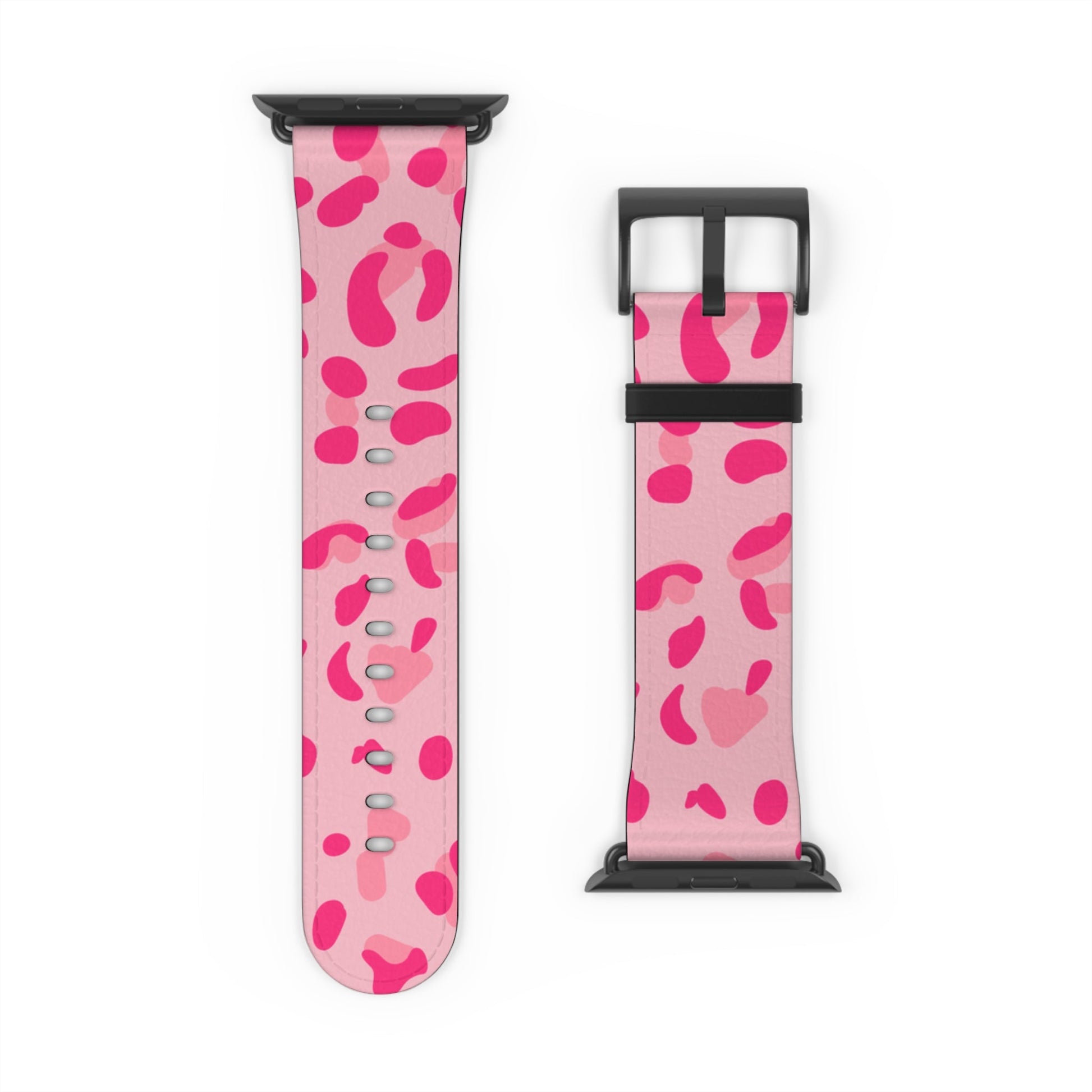 Pink Leopard Print Apple Watch Band, Artsulli - Art is Long, Life is Short, Accessories, , , , , , , 