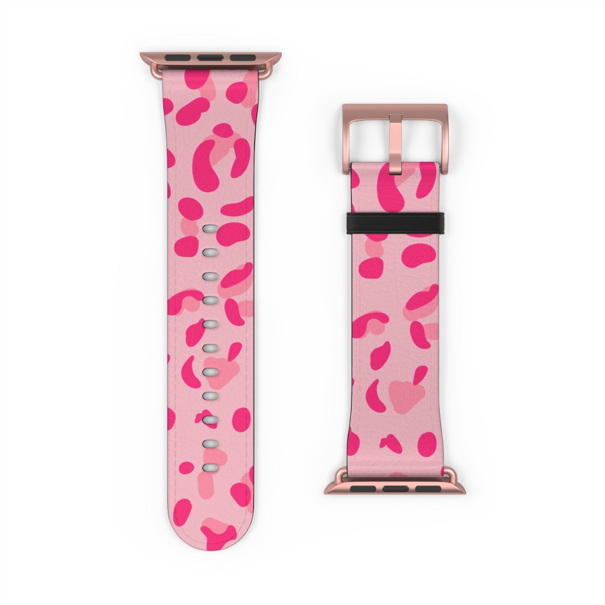 Pink Leopard Print Apple Watch Band, Artsulli - Art is Long, Life is Short, Accessories, , , , , , , 