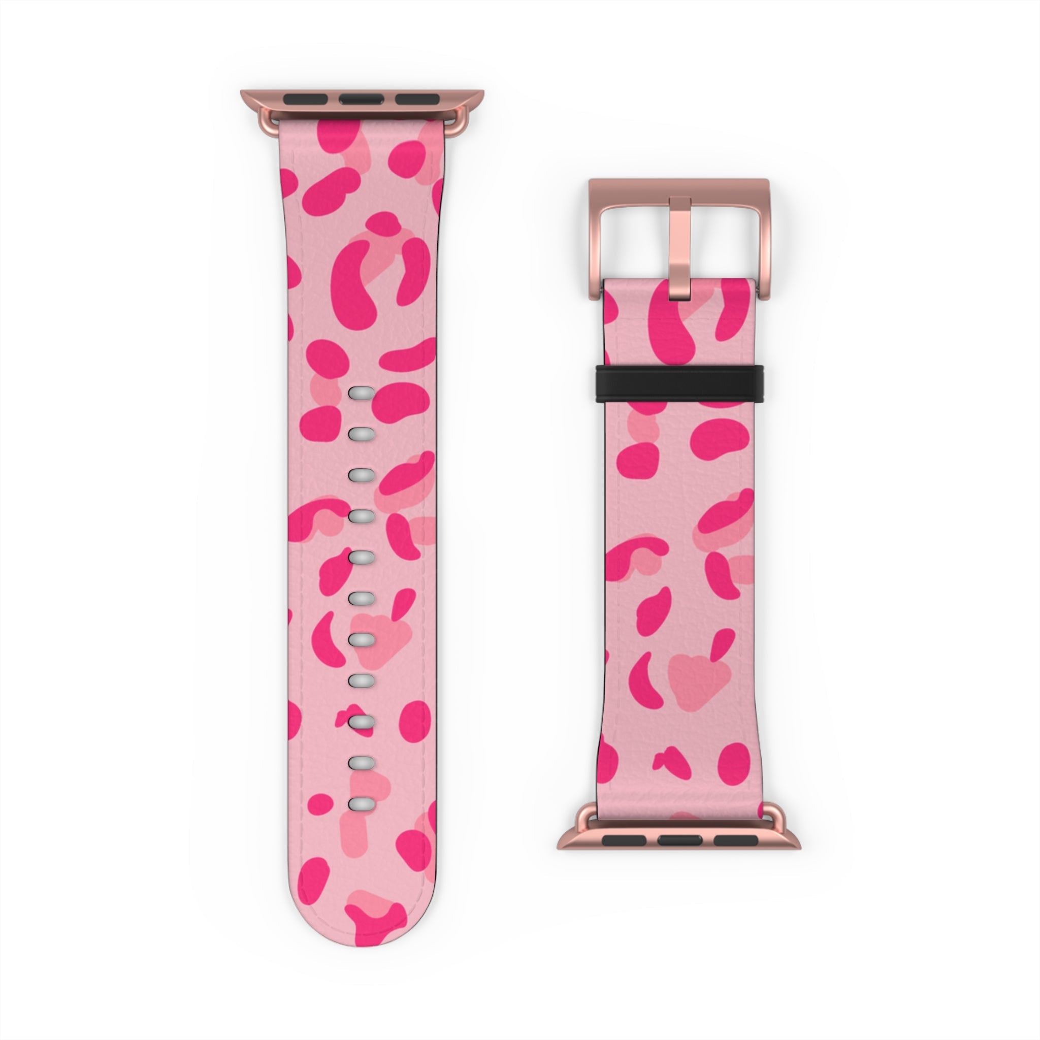 Pink Leopard Print Apple Watch Band, Artsulli - Art is Long, Life is Short, Accessories, , , , , , , 