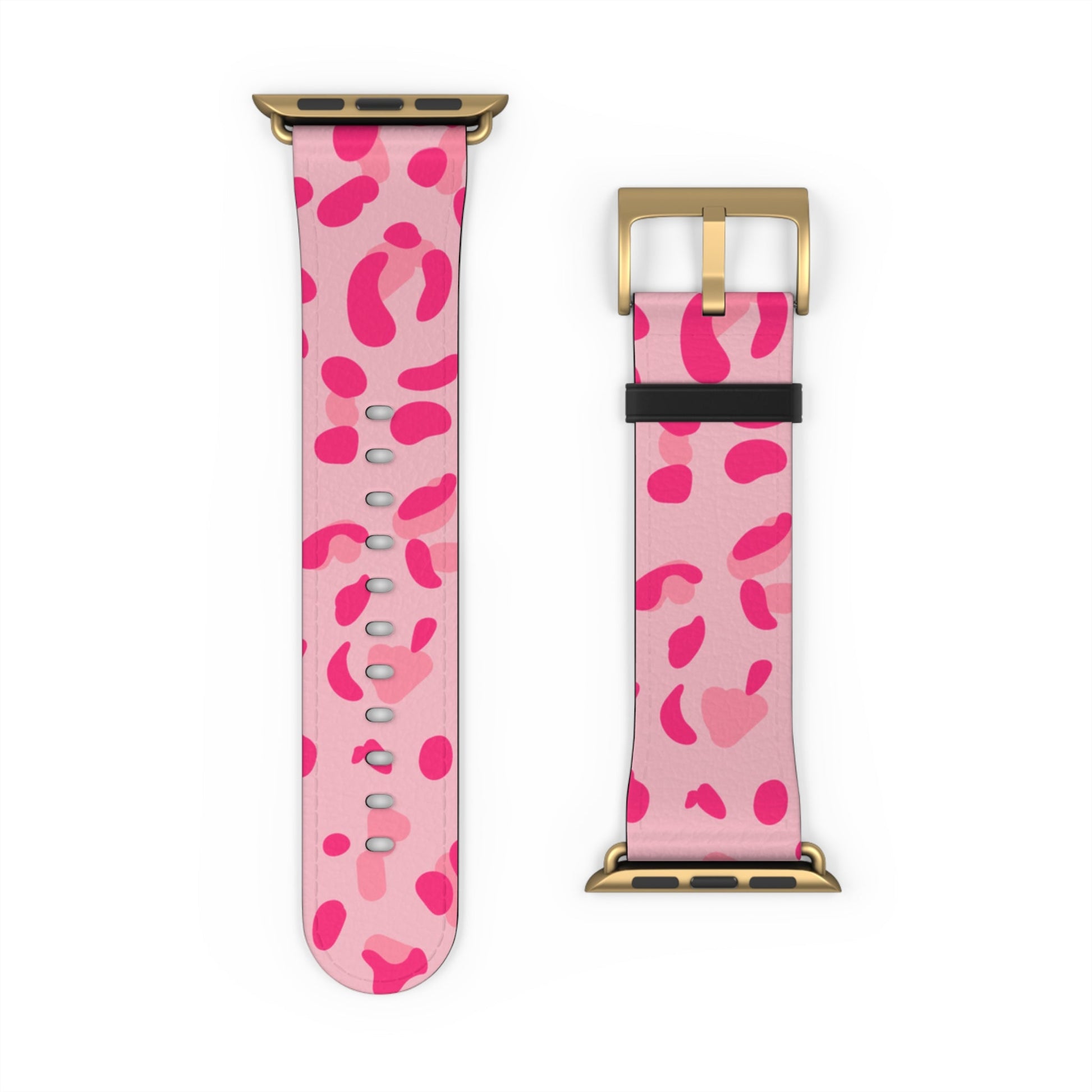 Pink Leopard Print Apple Watch Band, Artsulli - Art is Long, Life is Short, Accessories, , , , , , , 