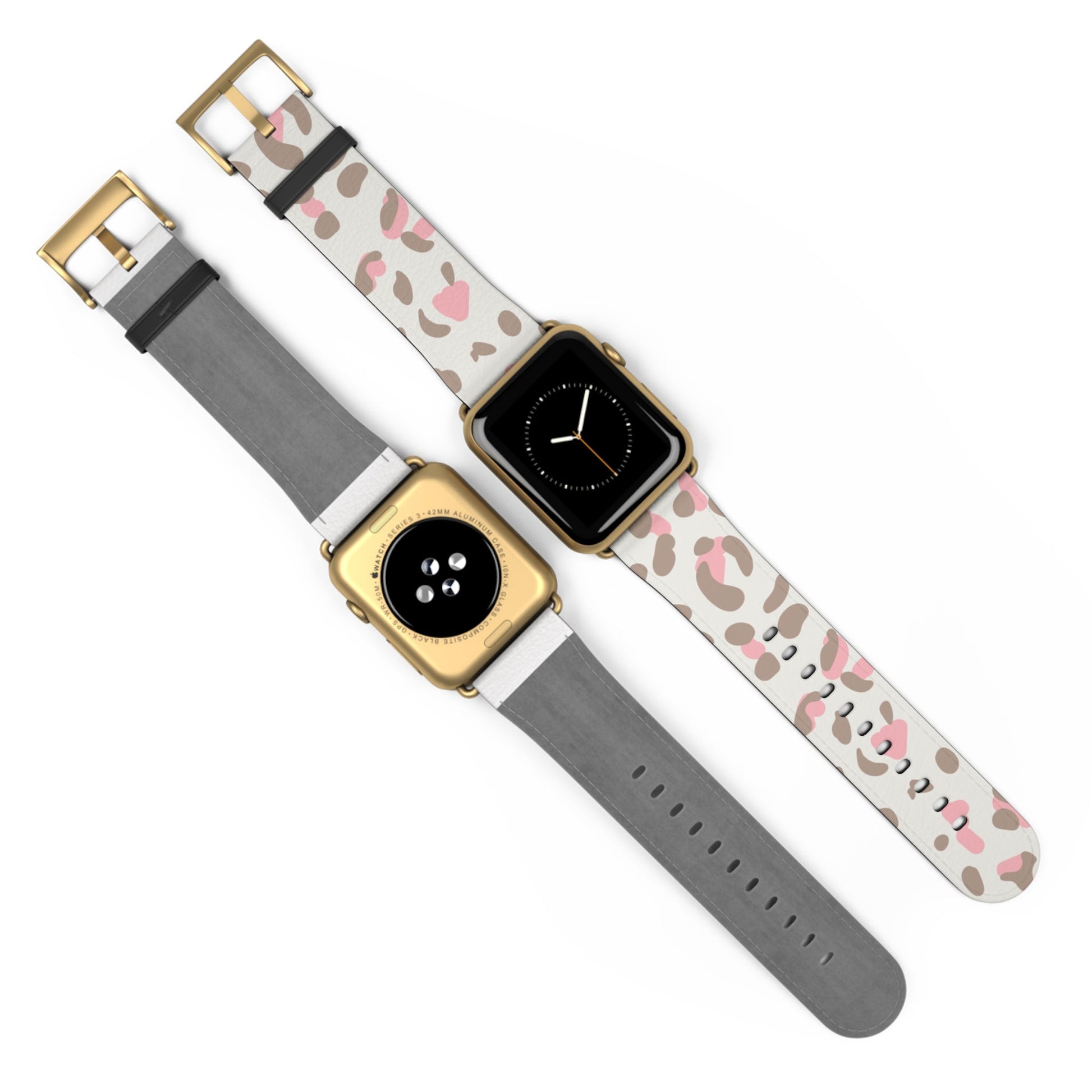 Pink Leopard Print Apple Watch Band, Artsulli - Art is Long, Life is Short, Accessories, , , , , , , 